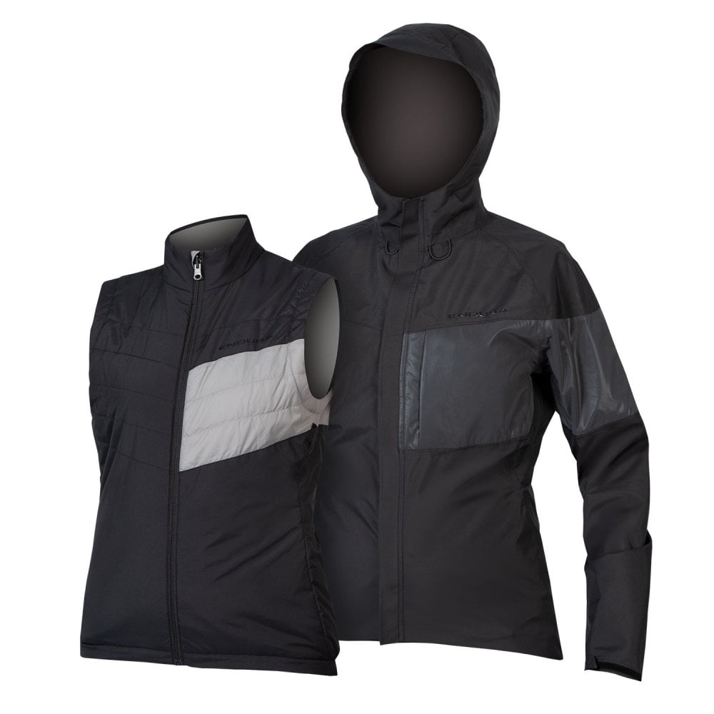 Endura Women's Urban Luminite 3 in 1 Jacket II Black / XS