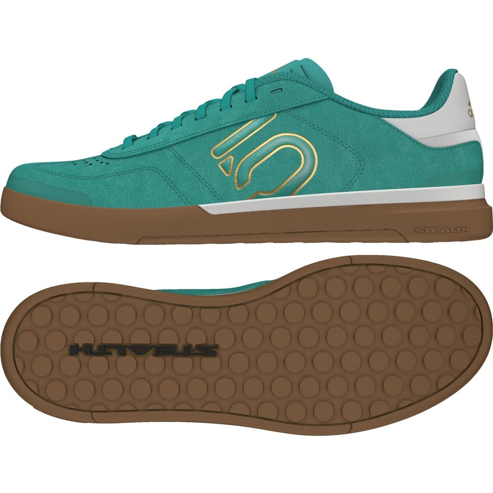 Five Ten Sleuth DLX Womens Shoe Green/White/Cardboard Biketart