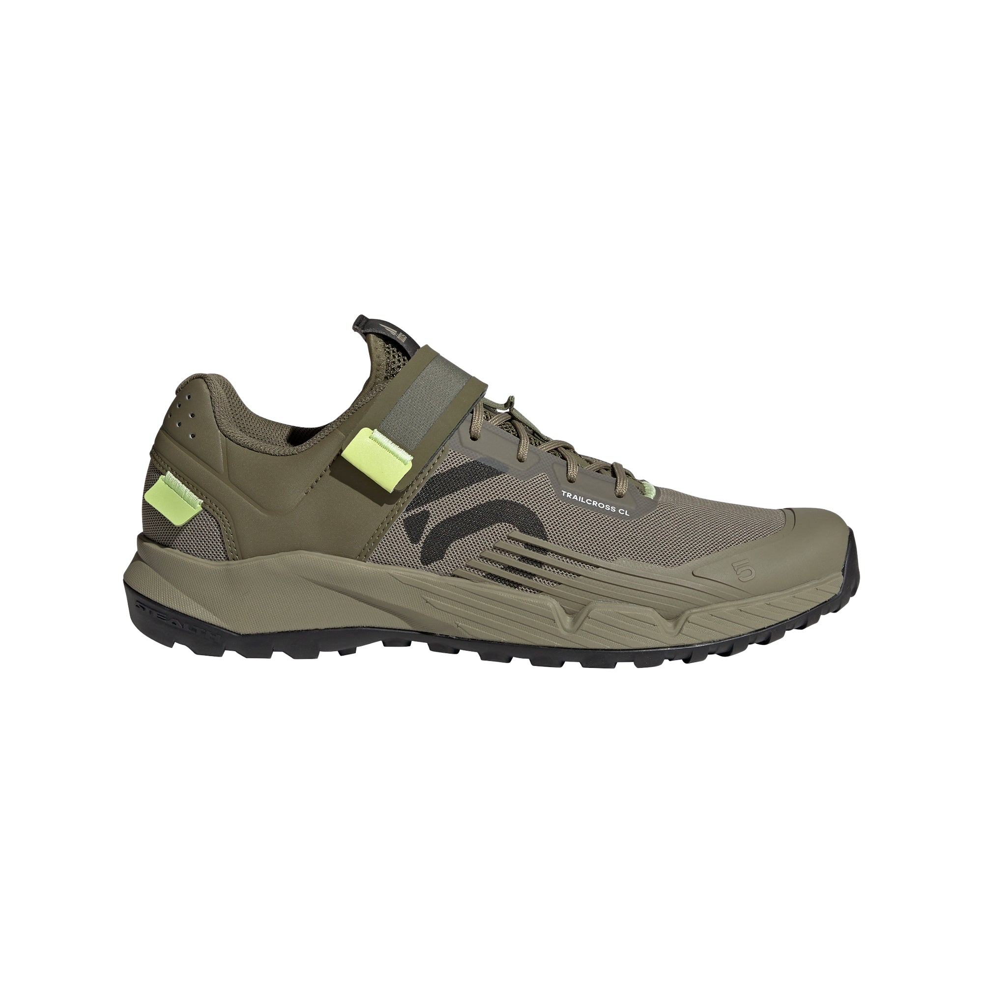 Five Ten Trail Cross Clip-In - Green/Carbon/Lime 7