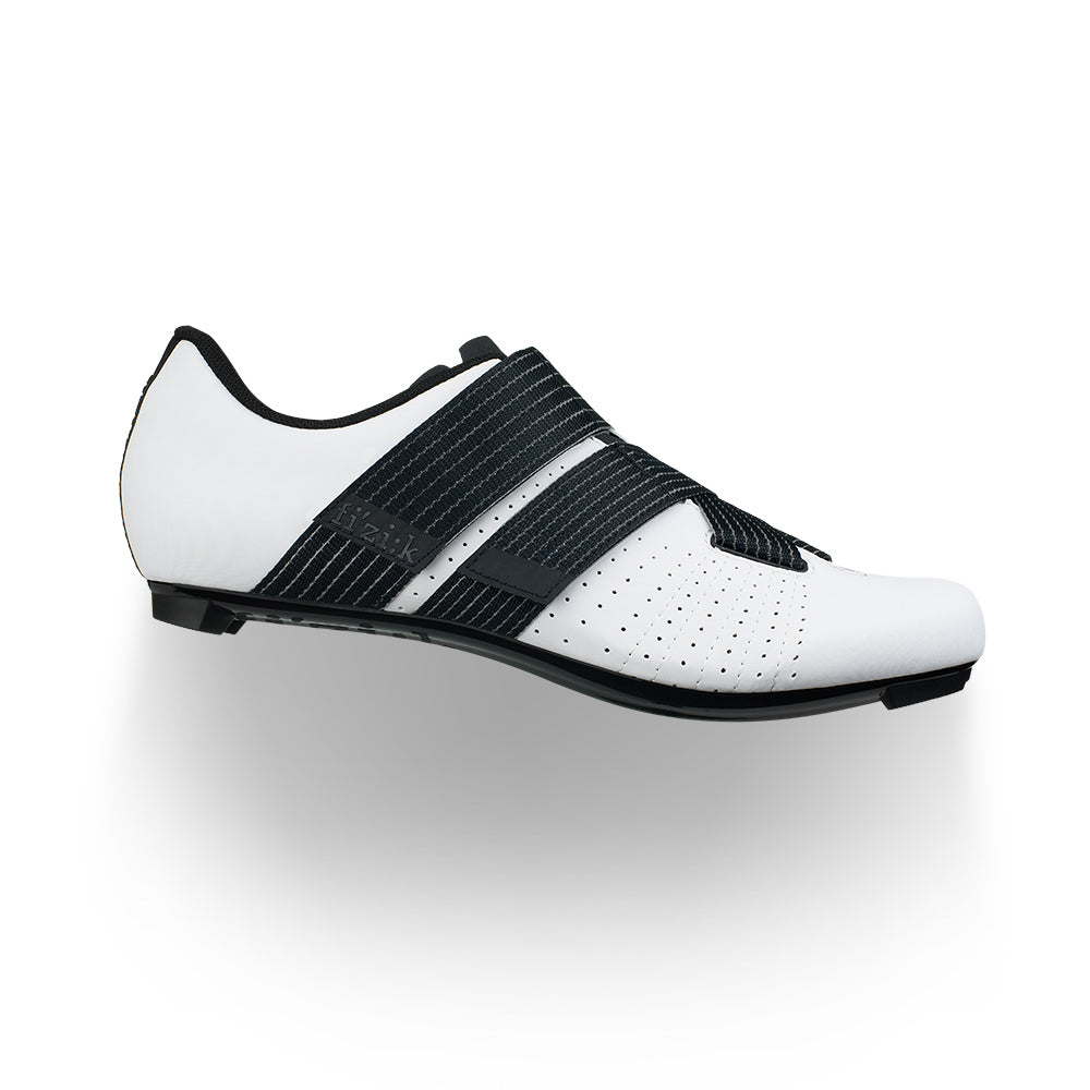Fizik R5 Tempo Powerstrap Shoes White/Black / UK 6.5 / EU 40