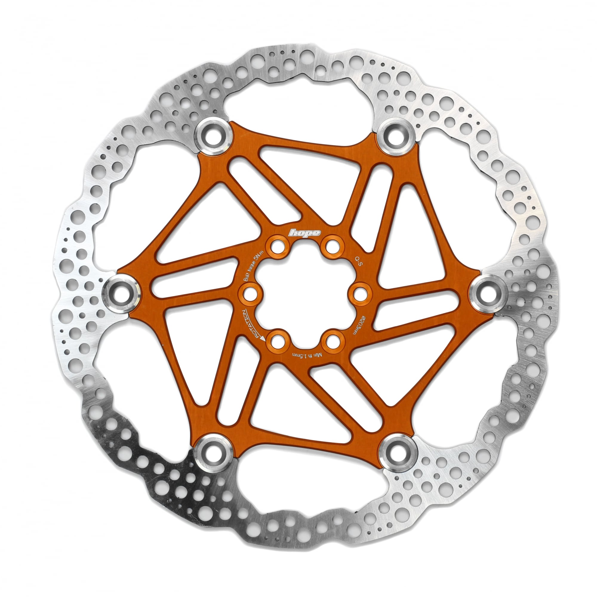 Floating Disc Rotor Orange / 203mm