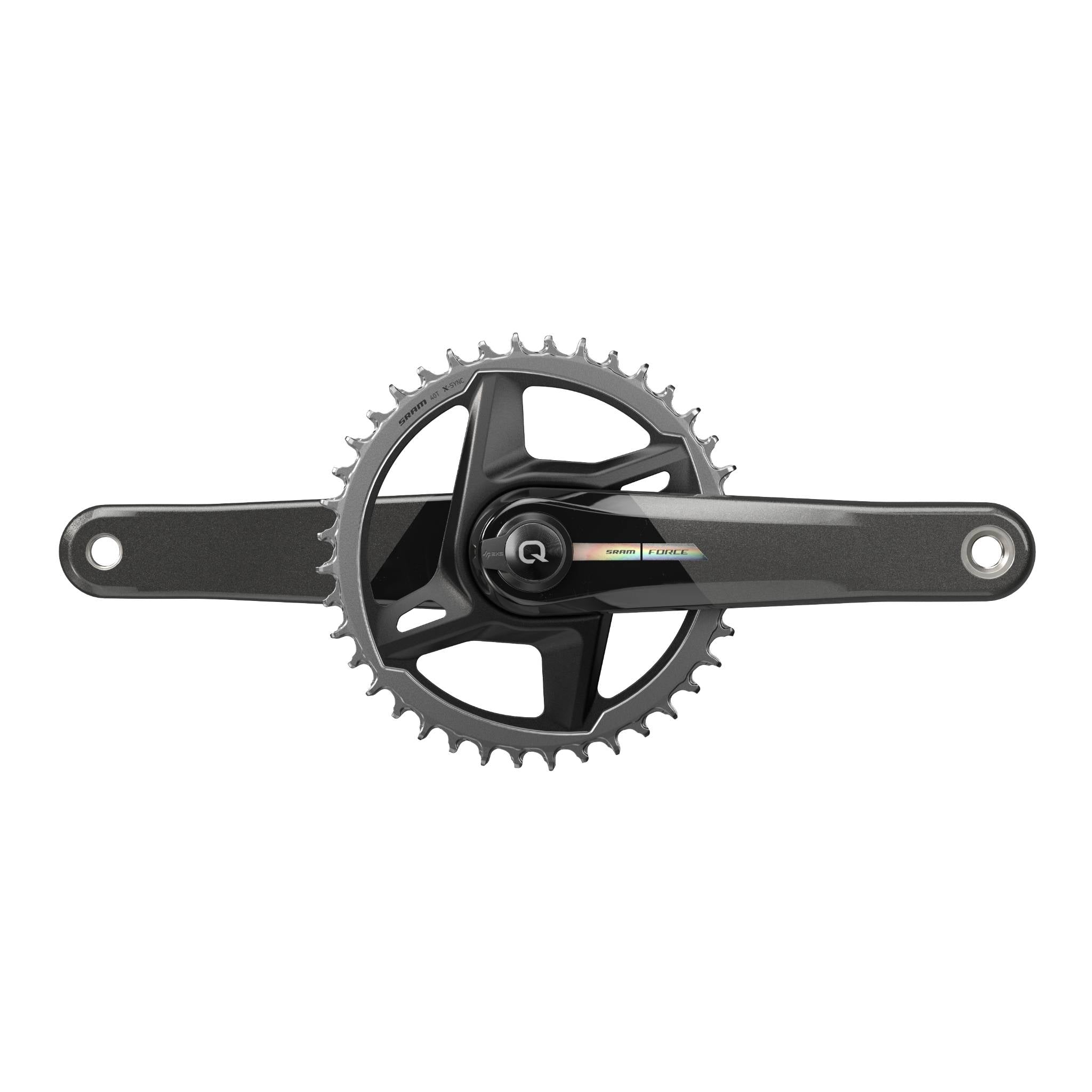 Force AXS D2 Wide Road Power Meter Spindle 1x Crankset DUB Iridescenct / 170mm / 40T