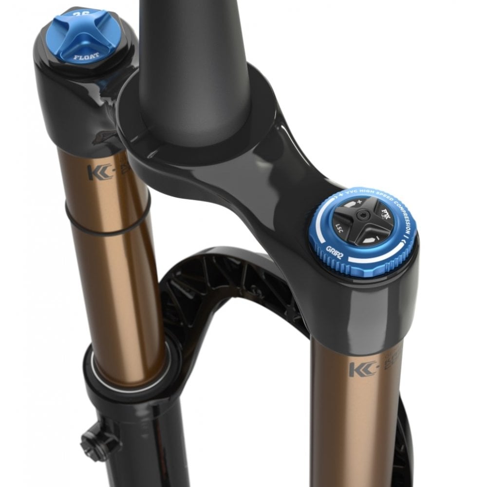 Fox 36 Float Factory E-Optimised Fork 2022 Black / 27.5 x 160mm / Grip 2 - 15QR 110mm - 44mm Offset