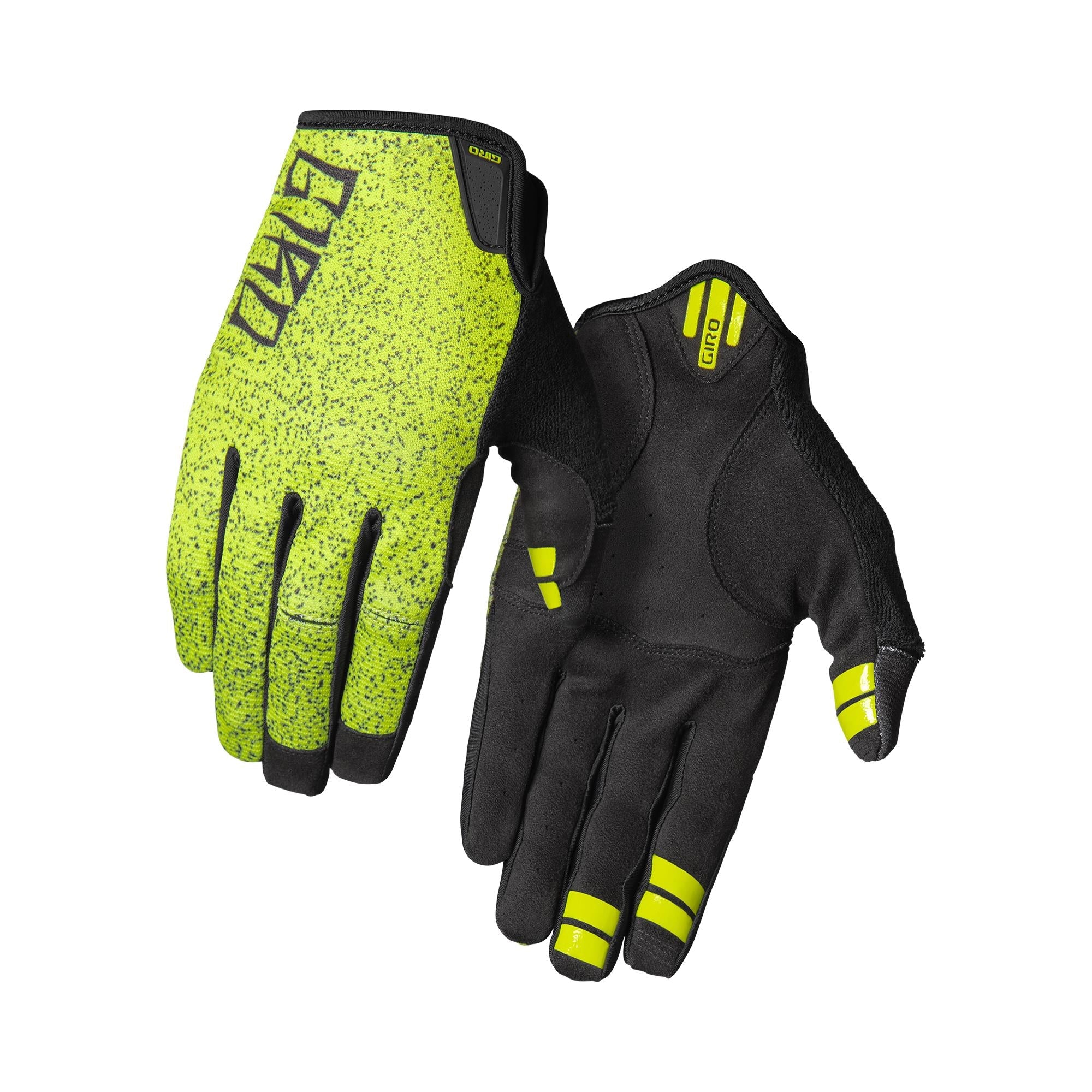 Giro DND MTB Cycling Gloves Lime Breakdown / S