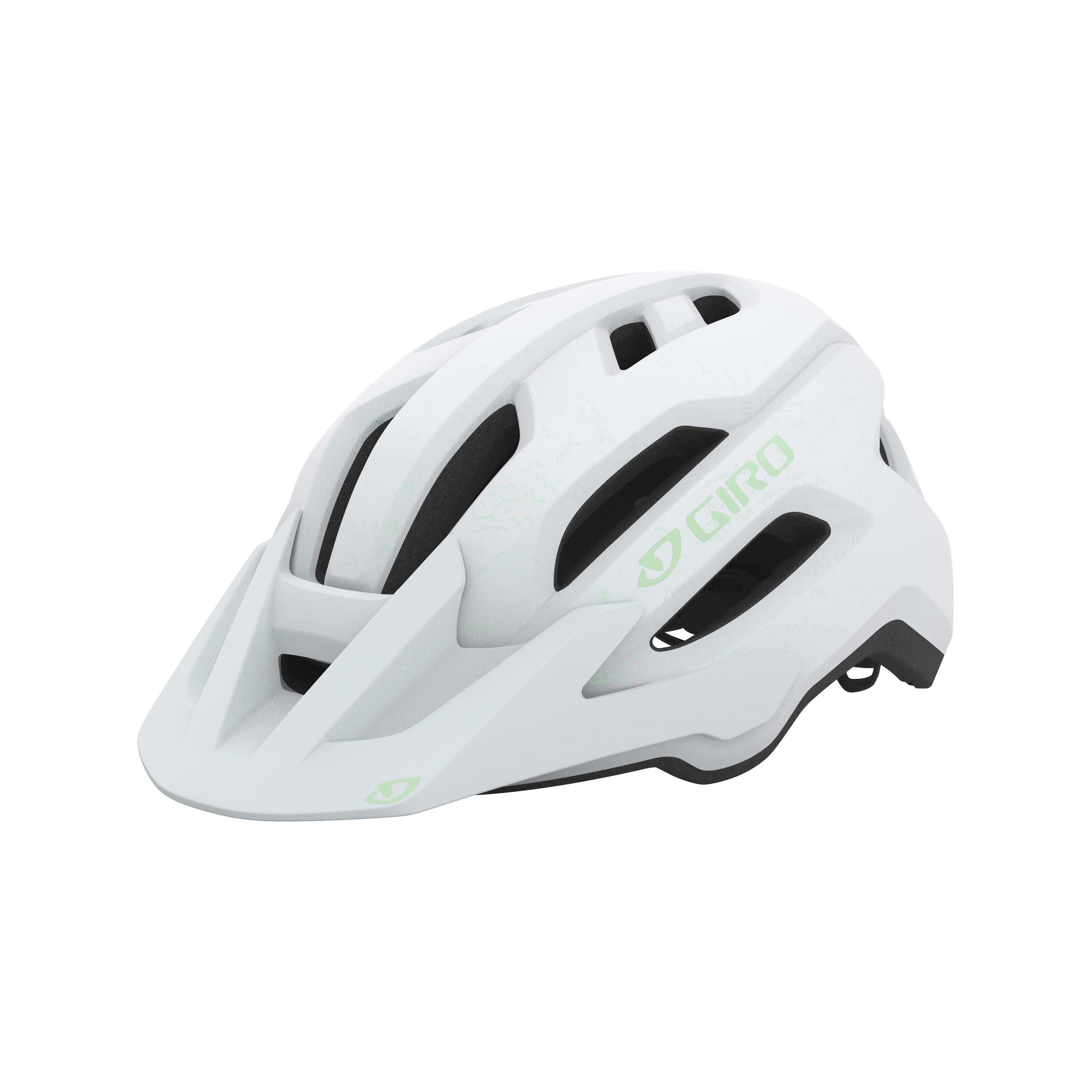 Giro Fixture II Women's Helmet Matte White/Green / Unisize 50-57cm