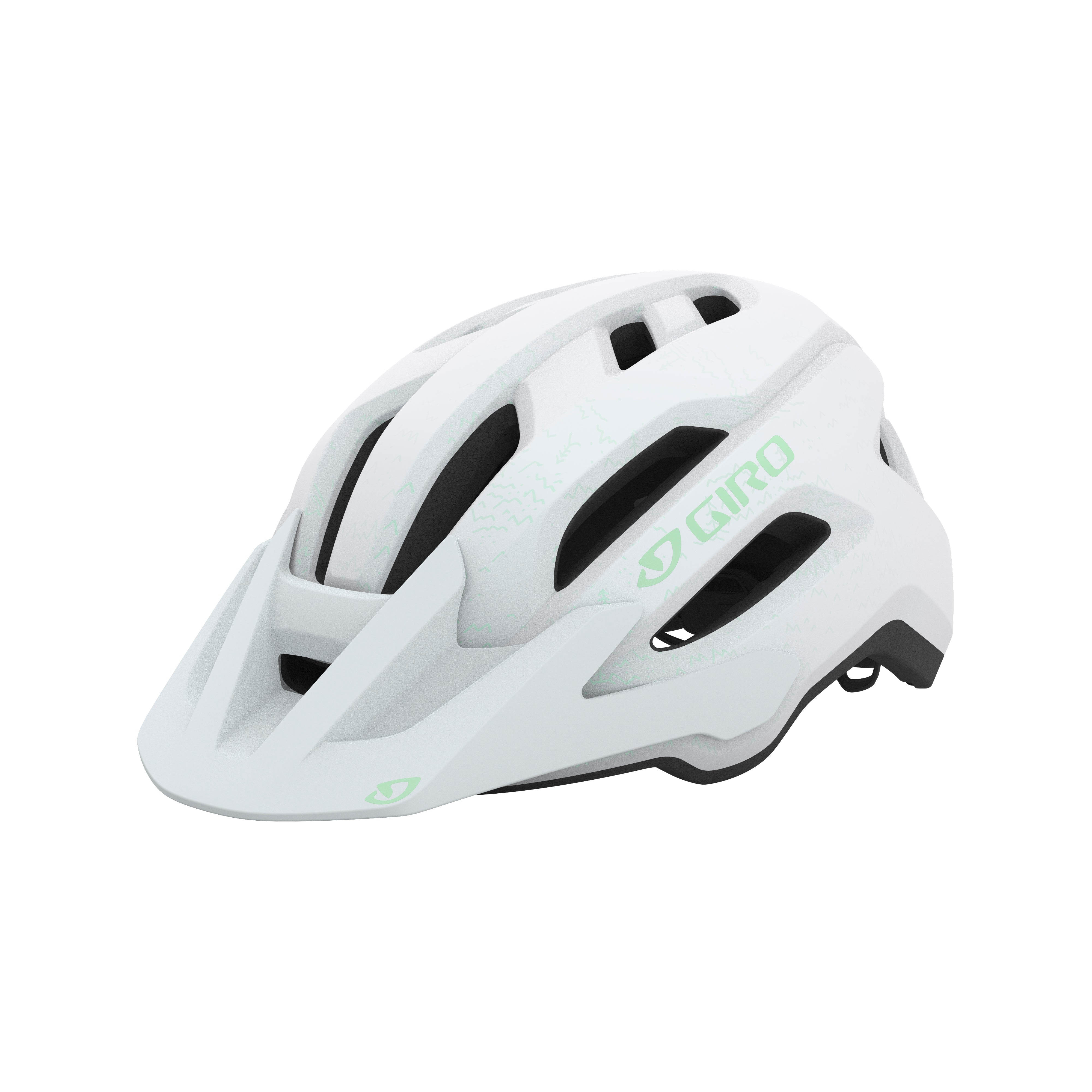 Giro Fixture MIPS II Women's Helmet Matte White/Green / Unisize 50-57cm
