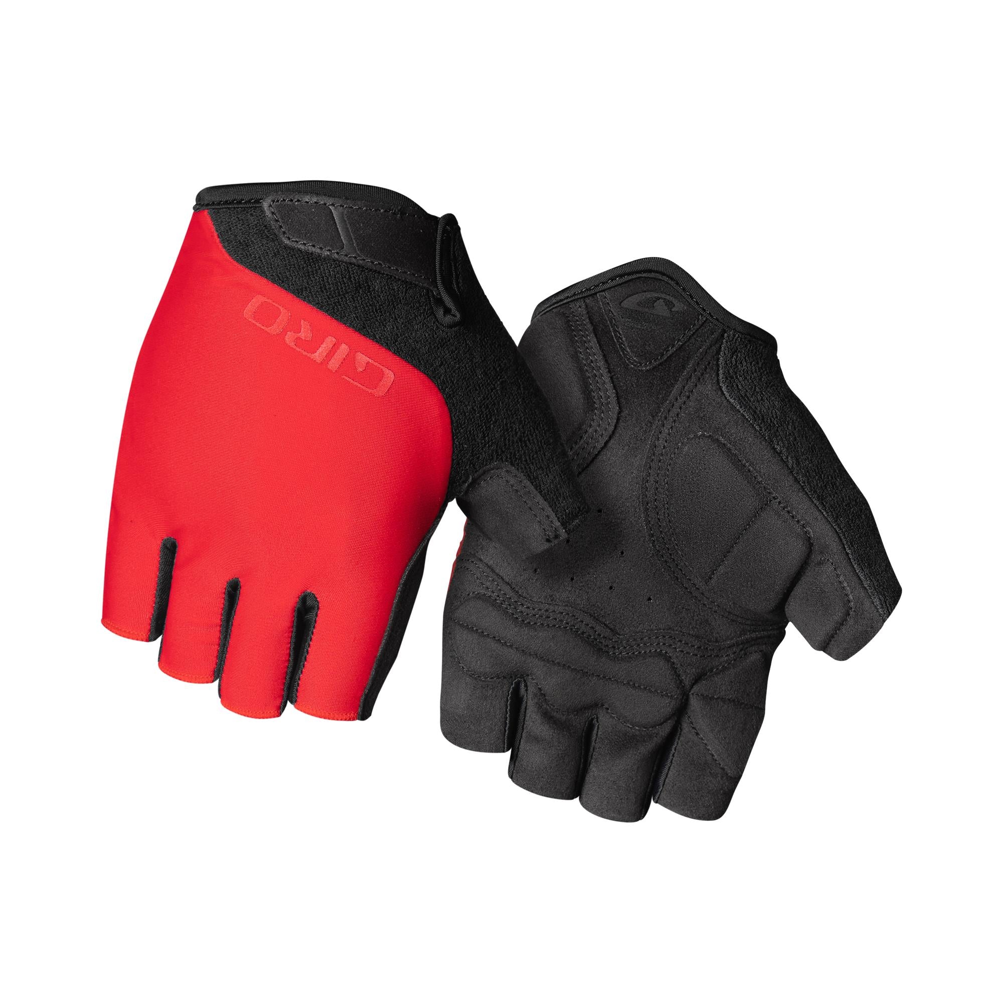 Giro Jag Road Cycling Mitts Red / M