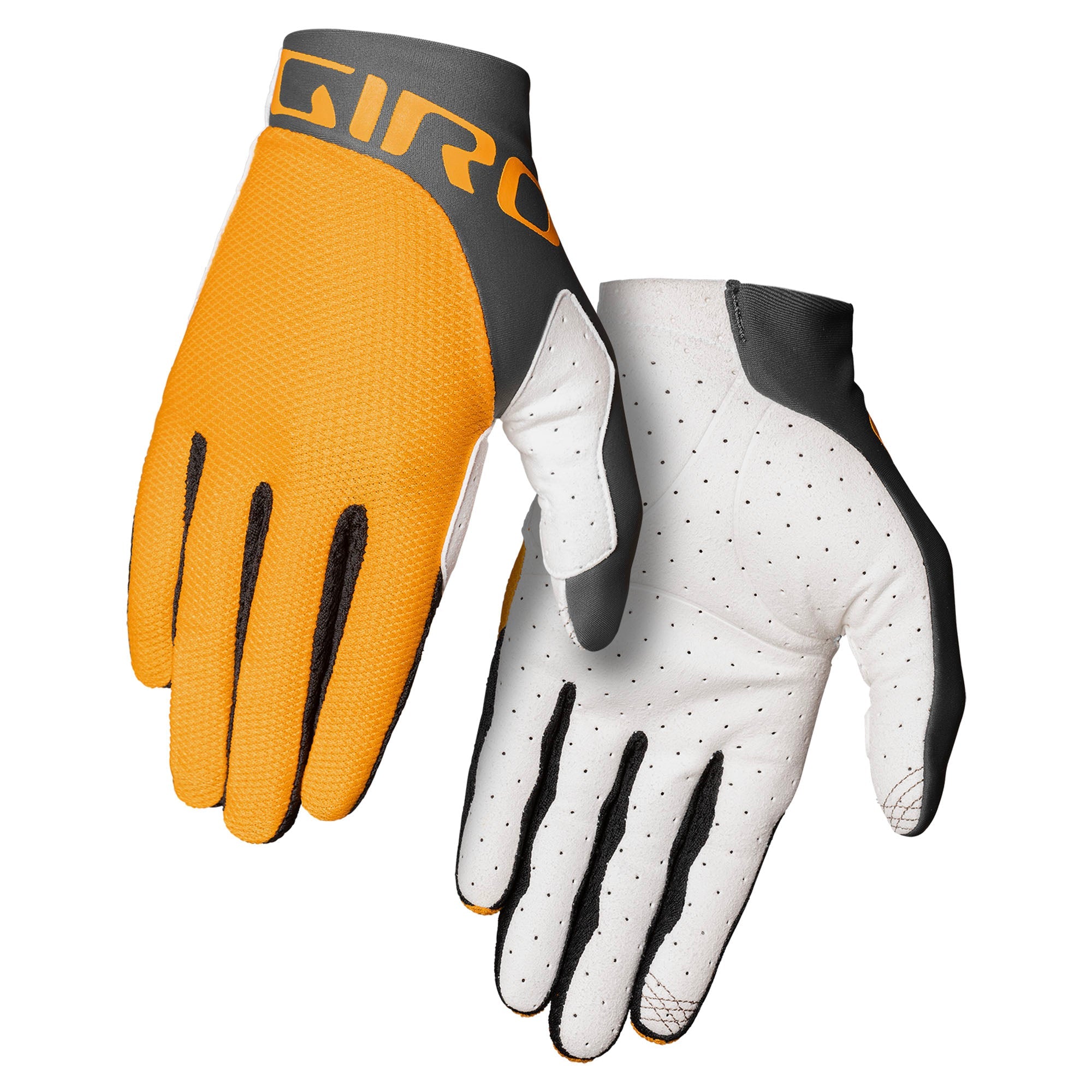 Giro Trixter Dirt Cycling Gloves Glaze Yellow/Portaro Grey / S