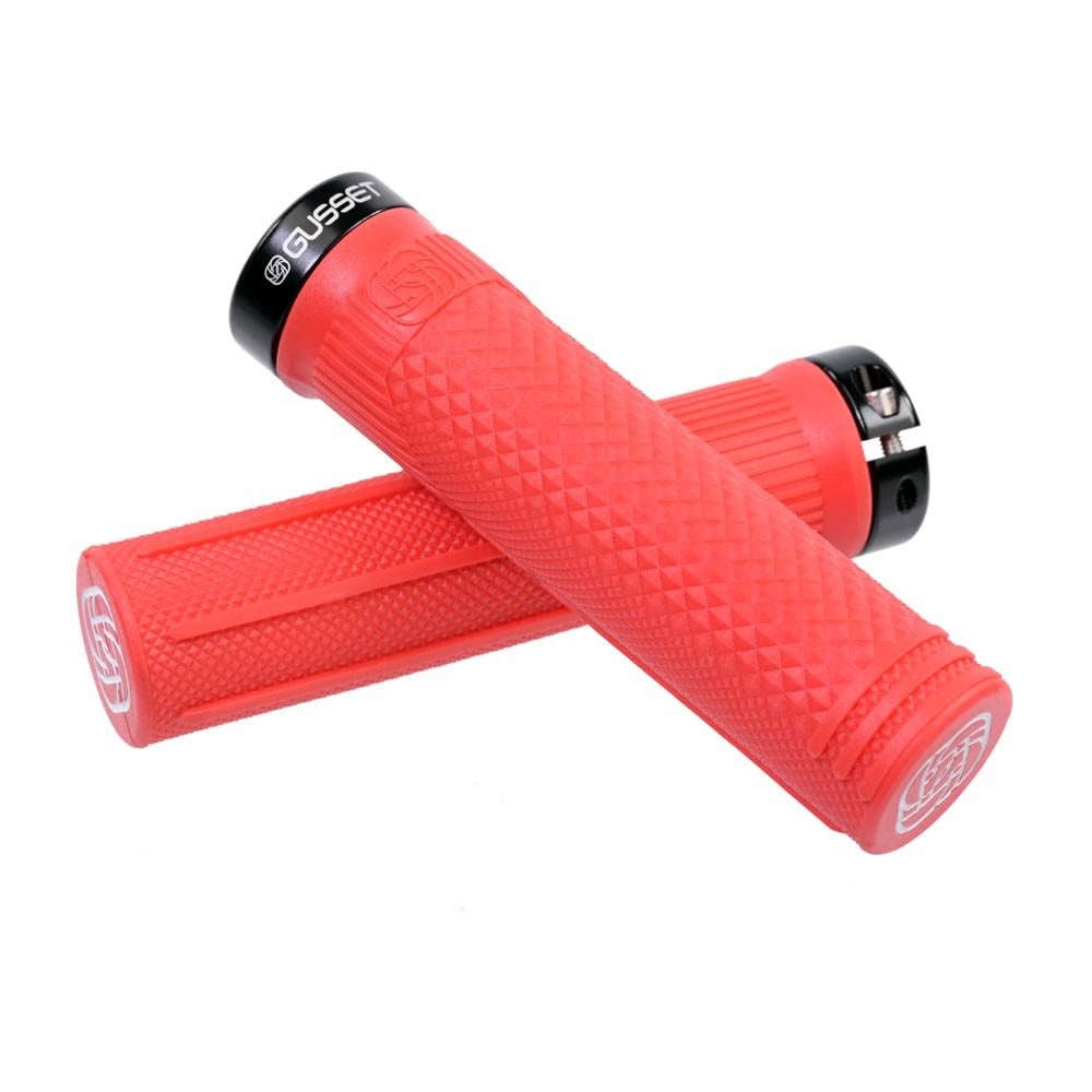 Gusset S2 Extra Soft Lock-On Grips Red / Extra Soft