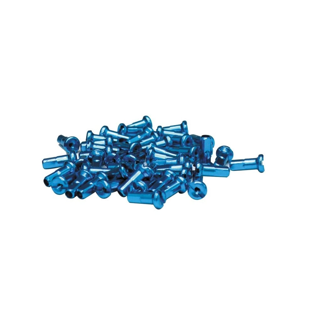 Halo Alloy Race Nipples Blue