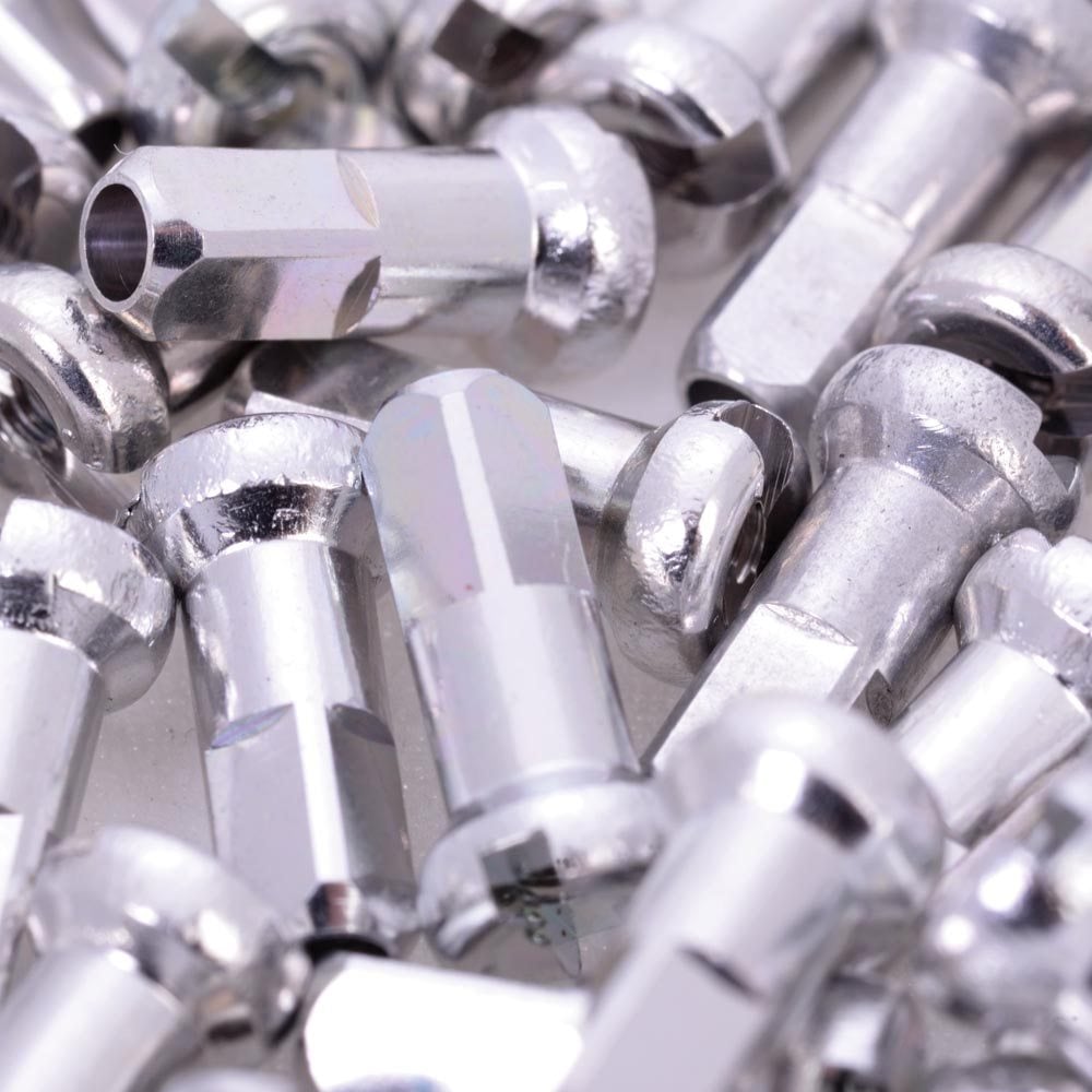 Halo Alloy Race Nipples Silver