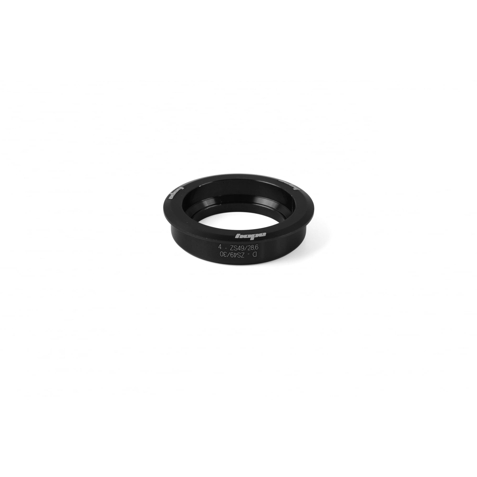 Hope 1.5" Integral Headset Cup - 4/D 49.7mm Black