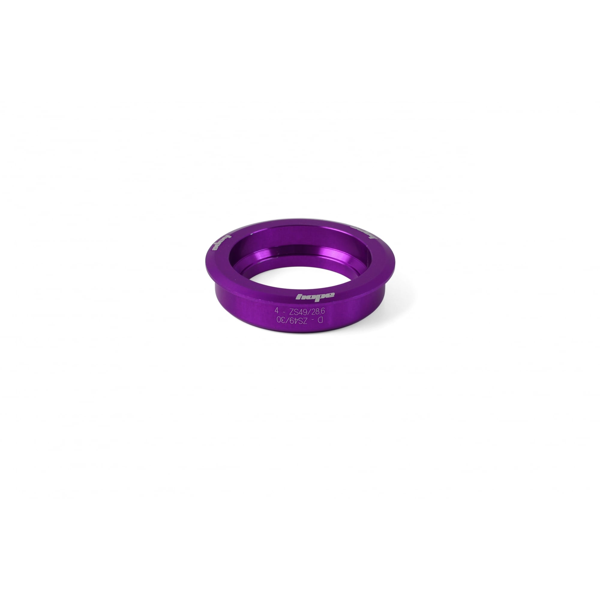 Hope 1.5" Integral Headset Cup - 4/D 49.7mm Purple