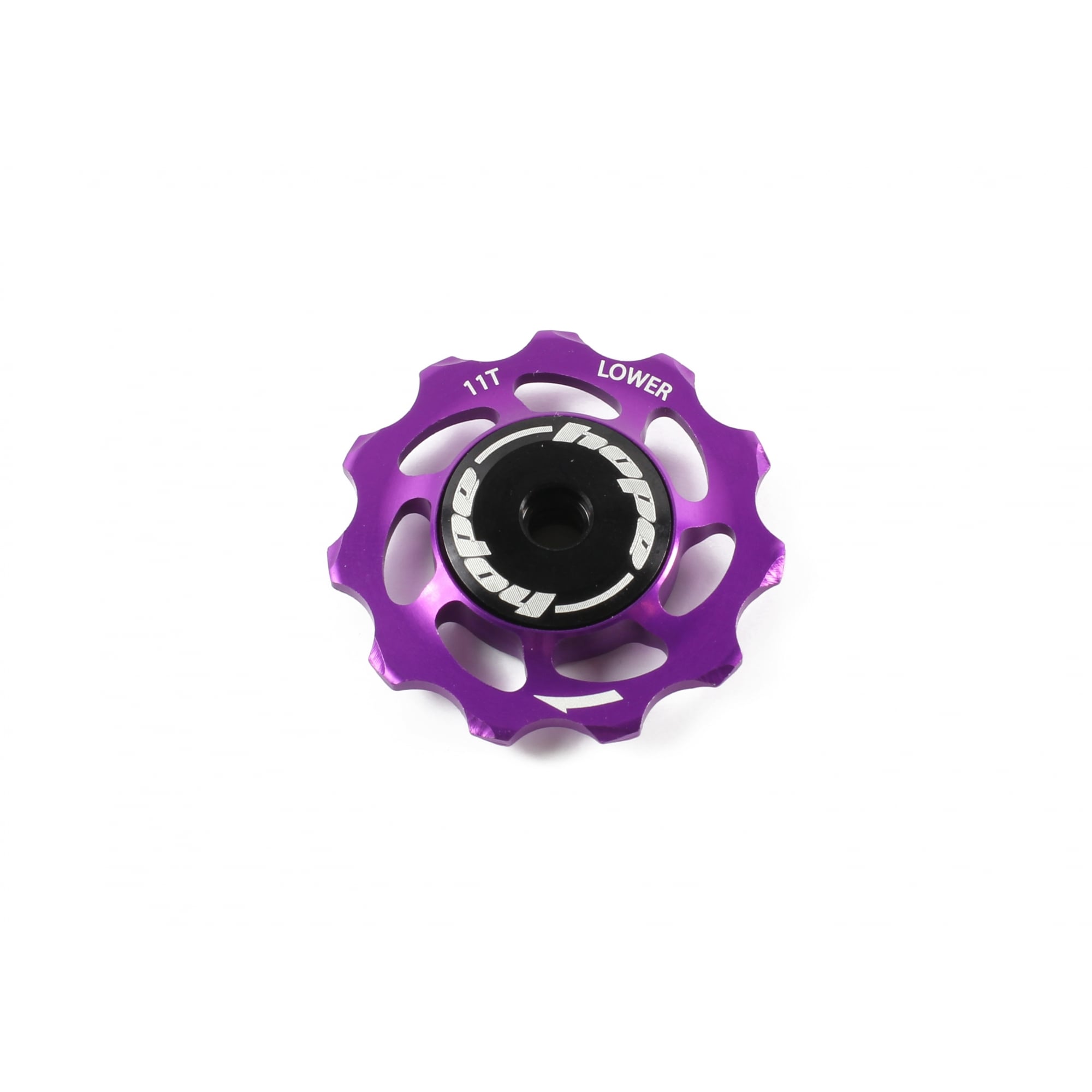 Hope 11 Tooth Jockey Wheel - Complete Lower Purple