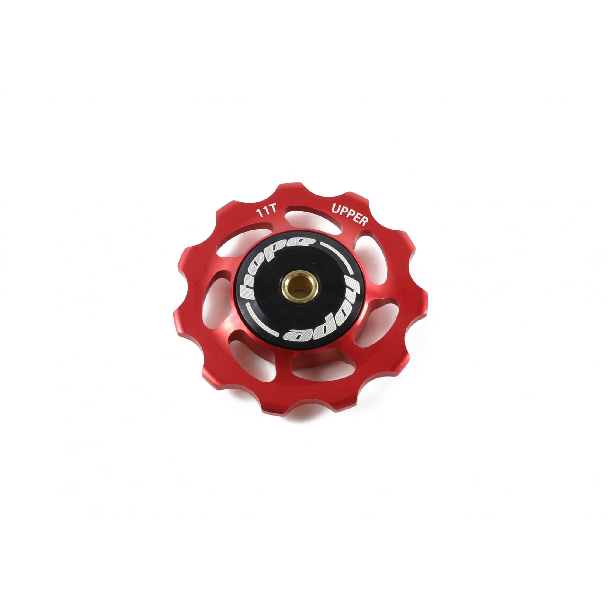 Hope 11 Tooth Jockey Wheel - Complete Upper Red