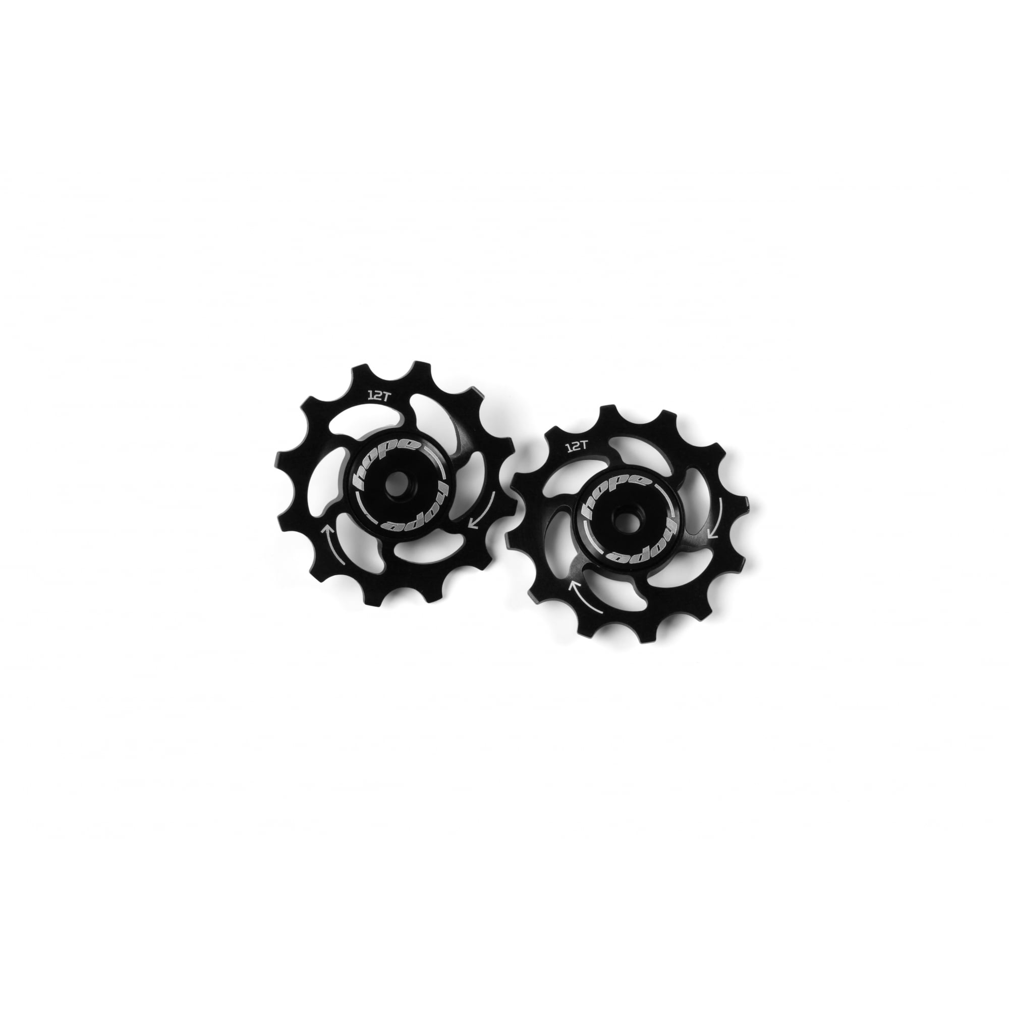 Hope 12 Tooth Jockey Wheels - Pair Black