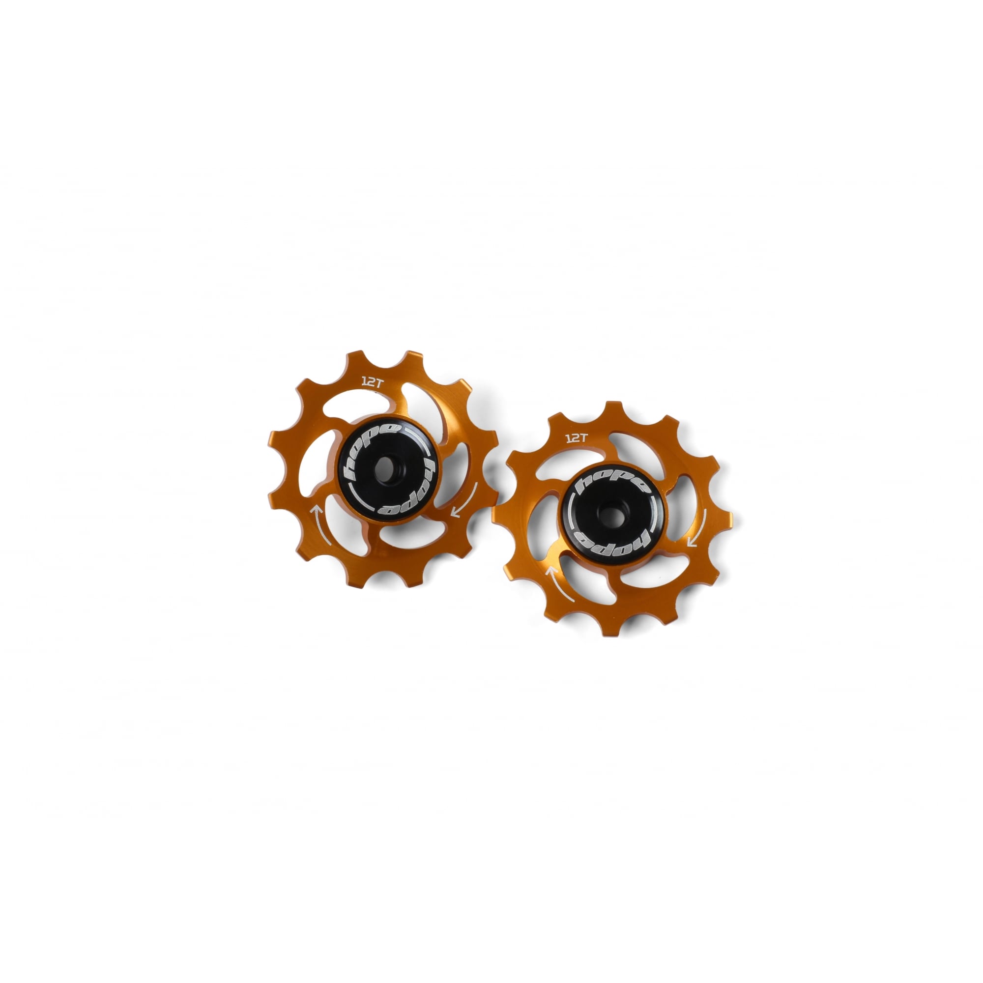 Hope 12 Tooth Jockey Wheels - Pair Orange