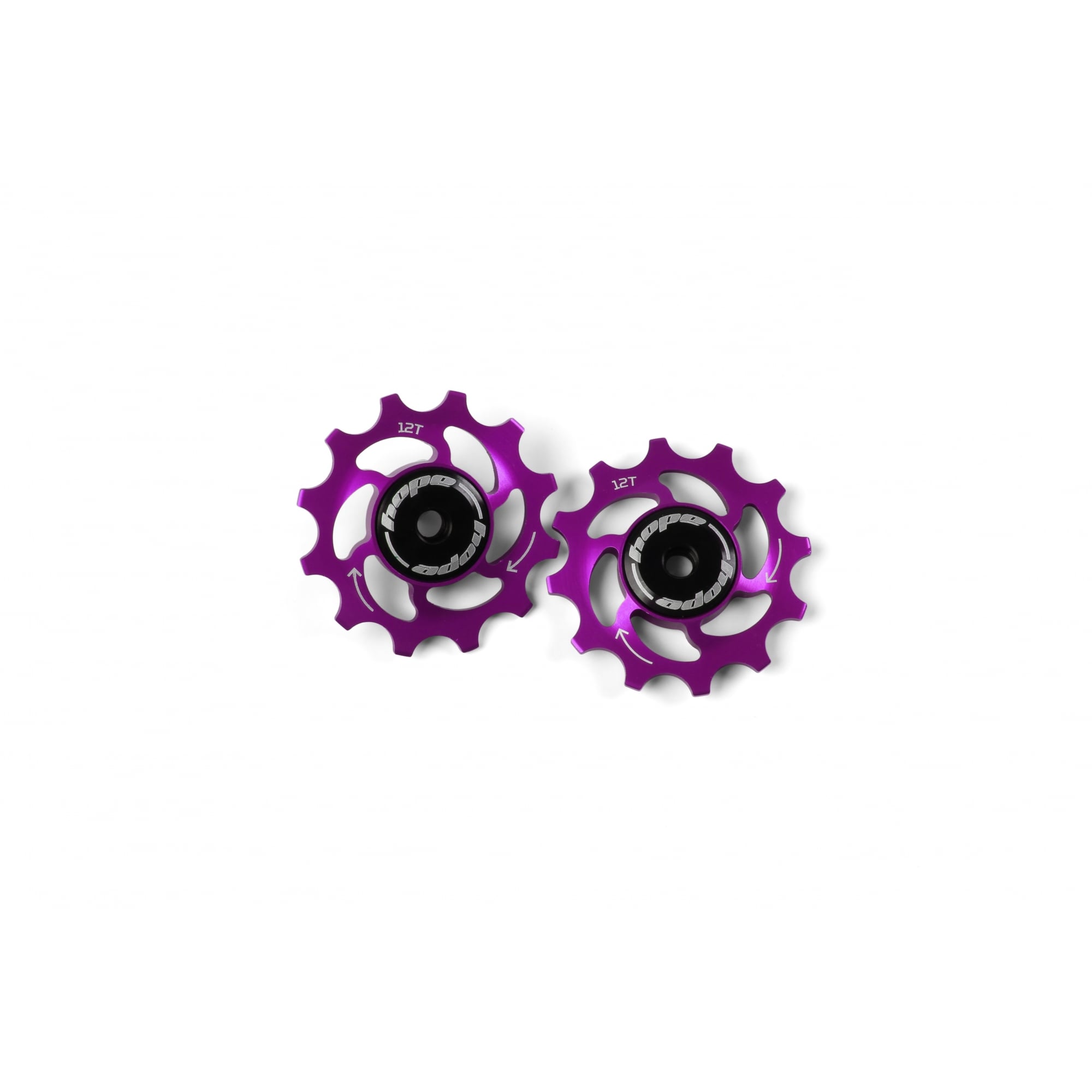 Hope 12 Tooth Jockey Wheels - Pair Purple