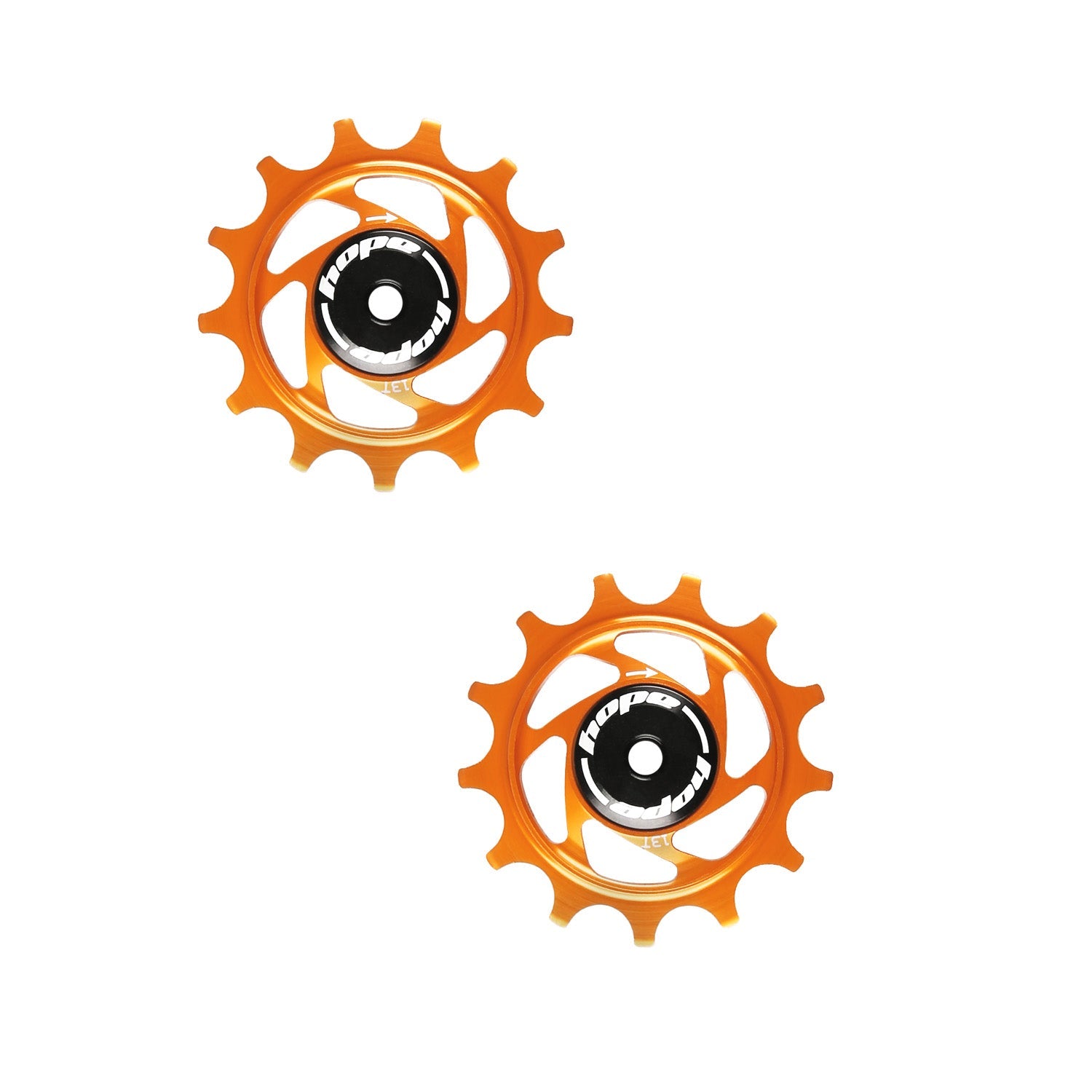 Hope 13 Tooth Jockey Wheels Pair Orange