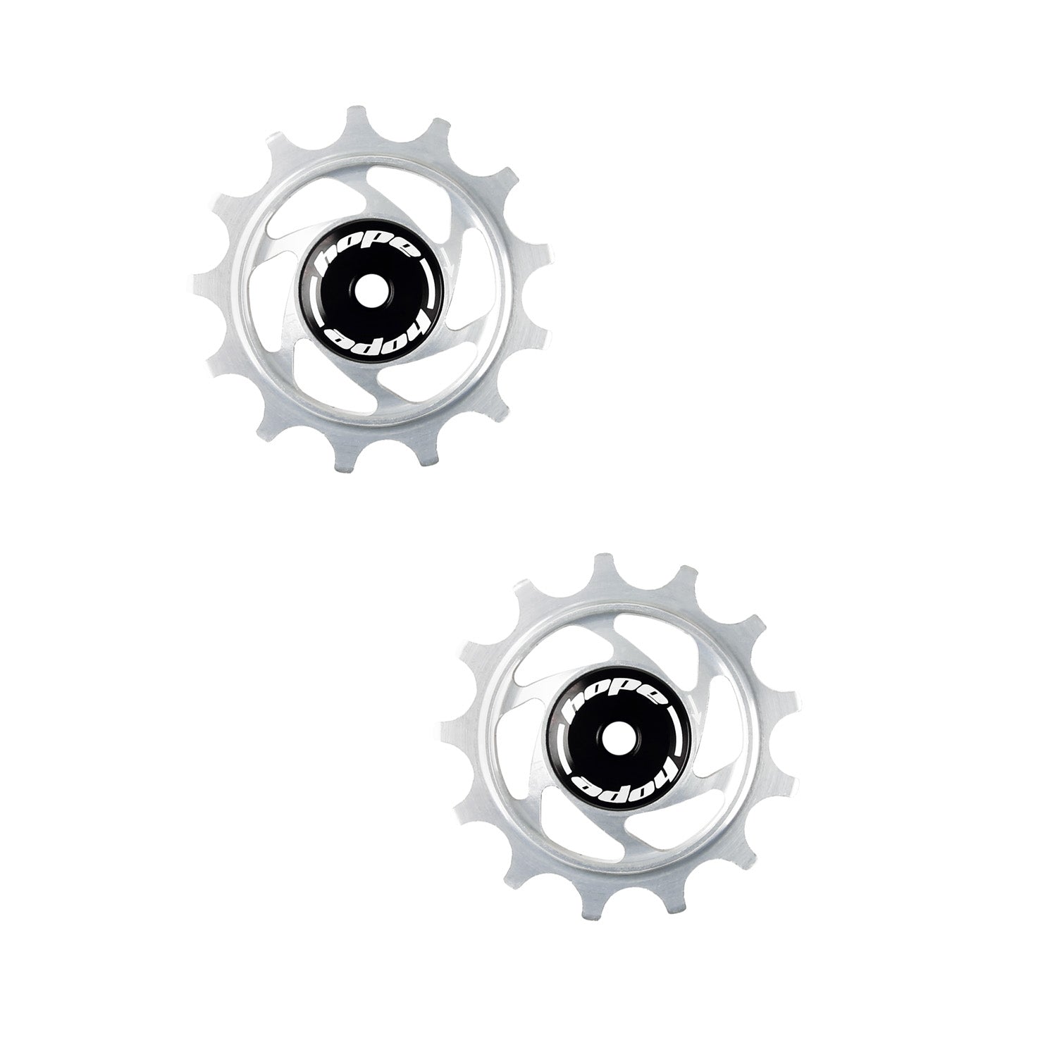 Hope 13 Tooth Jockey Wheels Pair Silver