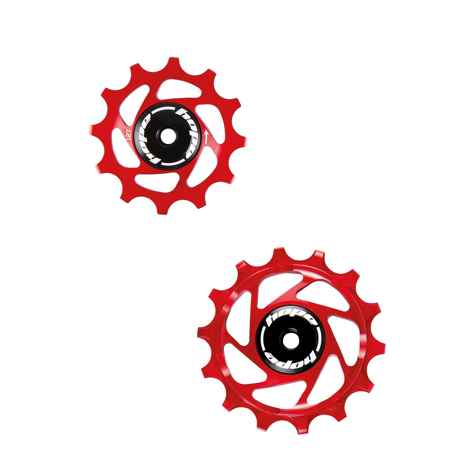 Hope 14T/12T SRAM Jockey Wheel Pair Red