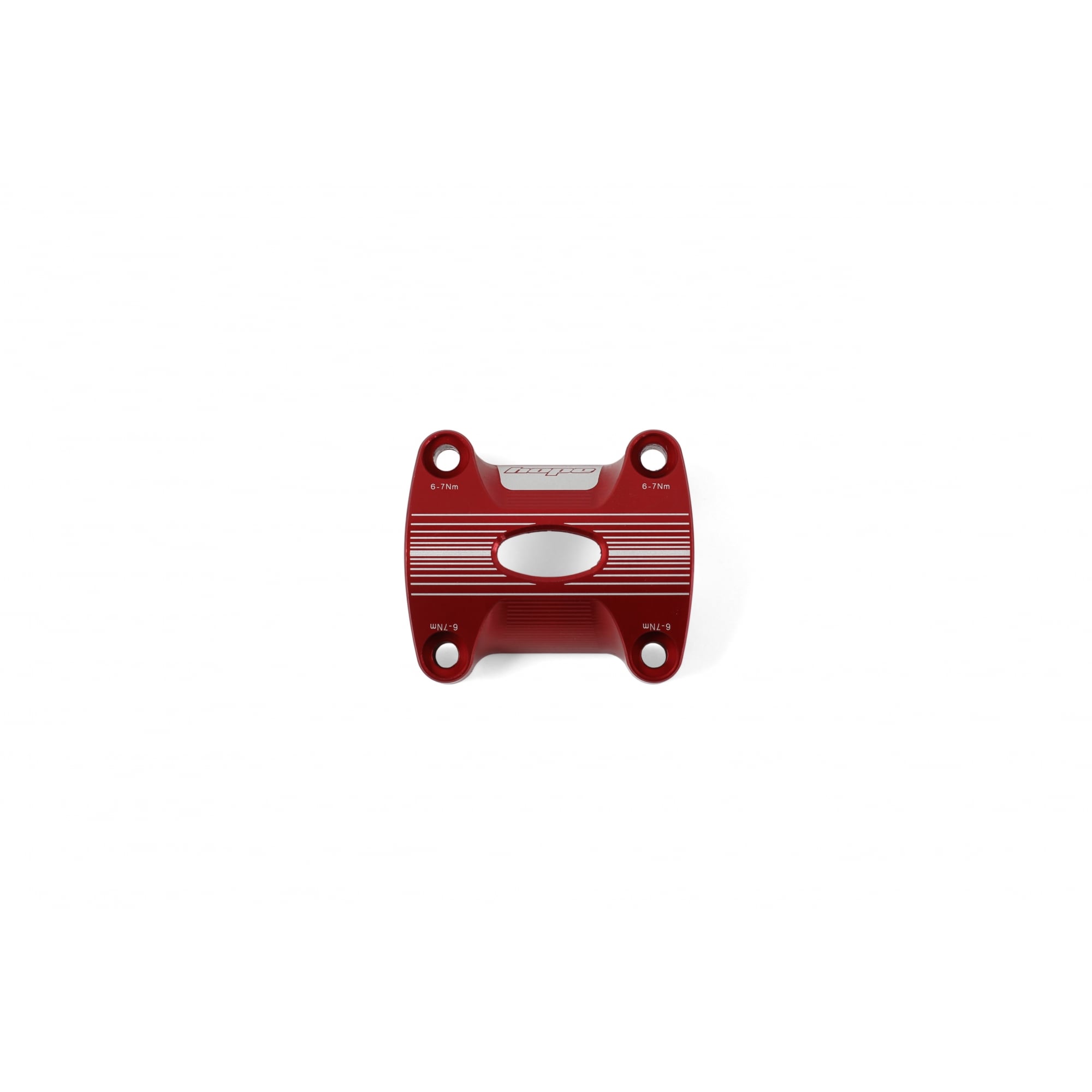 Hope AM Stem Face Plate - 31.8mm Red