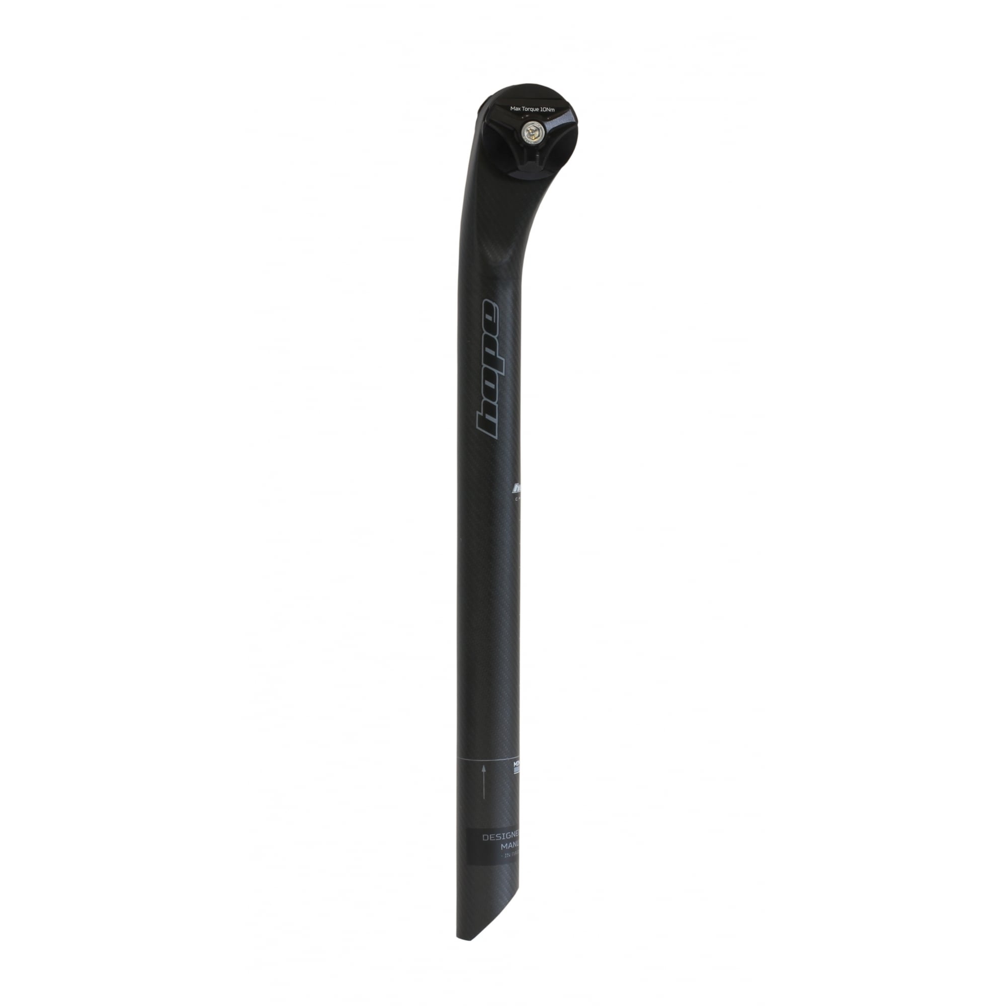 Hope Carbon Seatpost Black / 27.2 x 350mm / Ellip Rails
