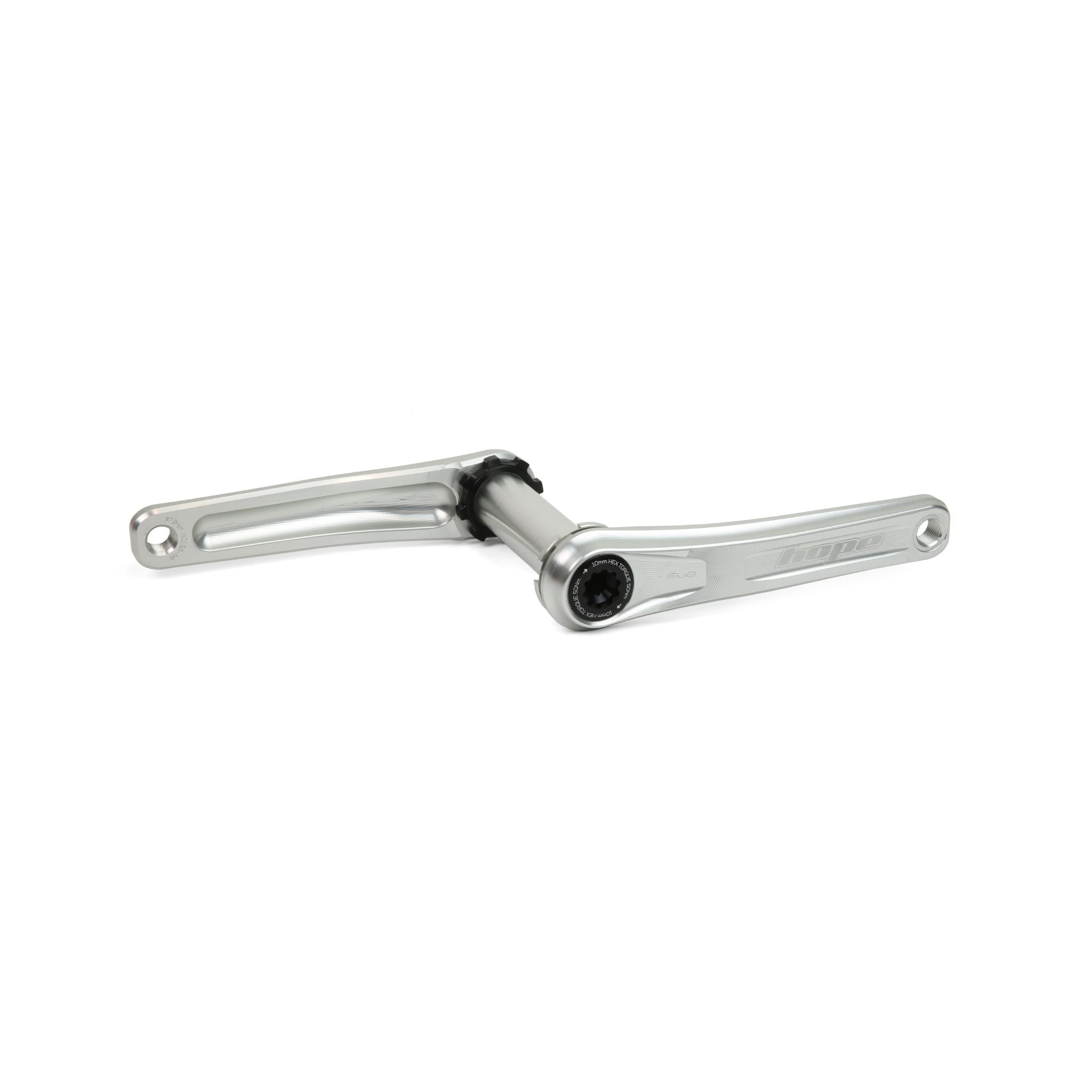 Hope Evo Crankset - Spiderless 68-73mm Silver / 135mm / 68/73mm