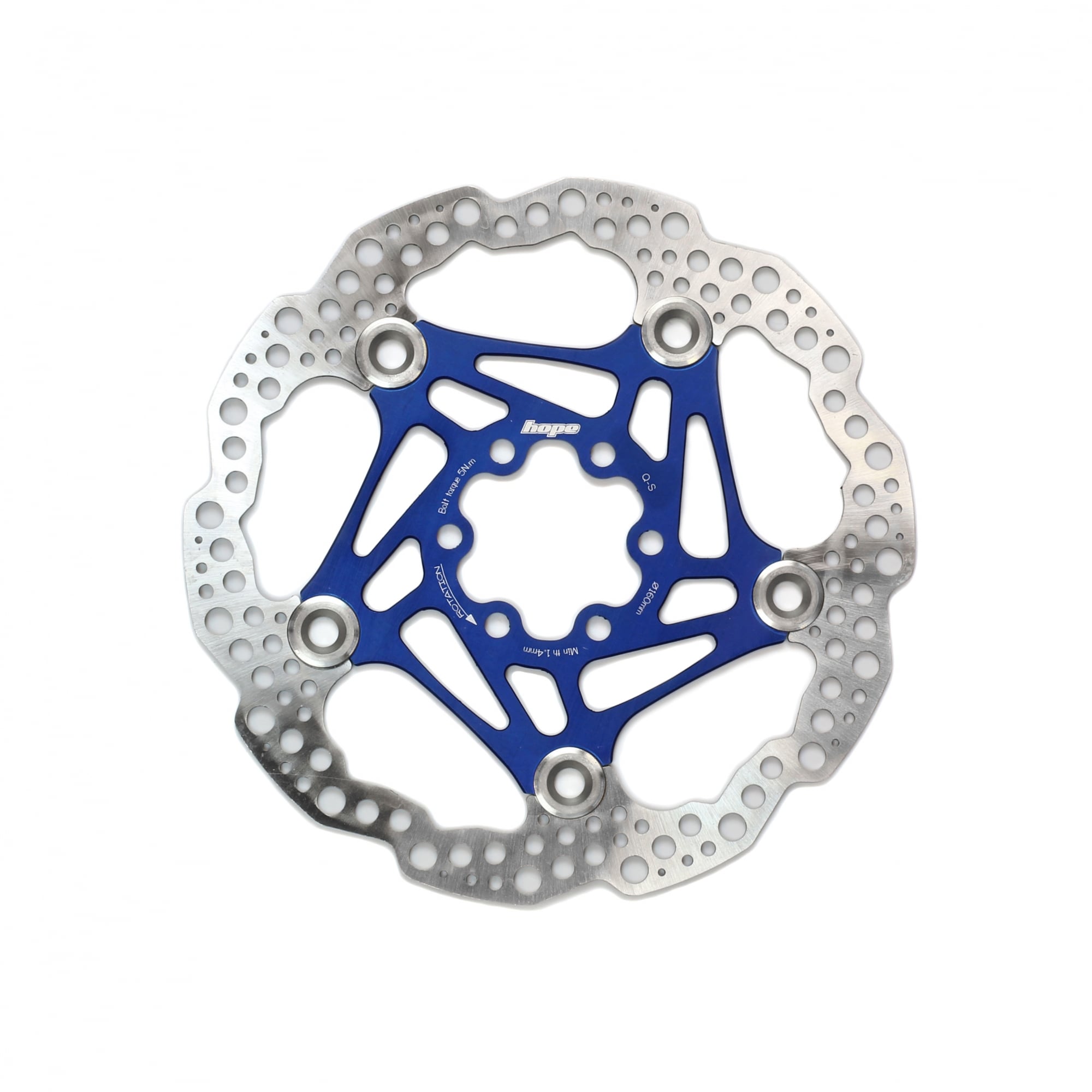 Hope Floating Disc Rotor Blue / 160mm