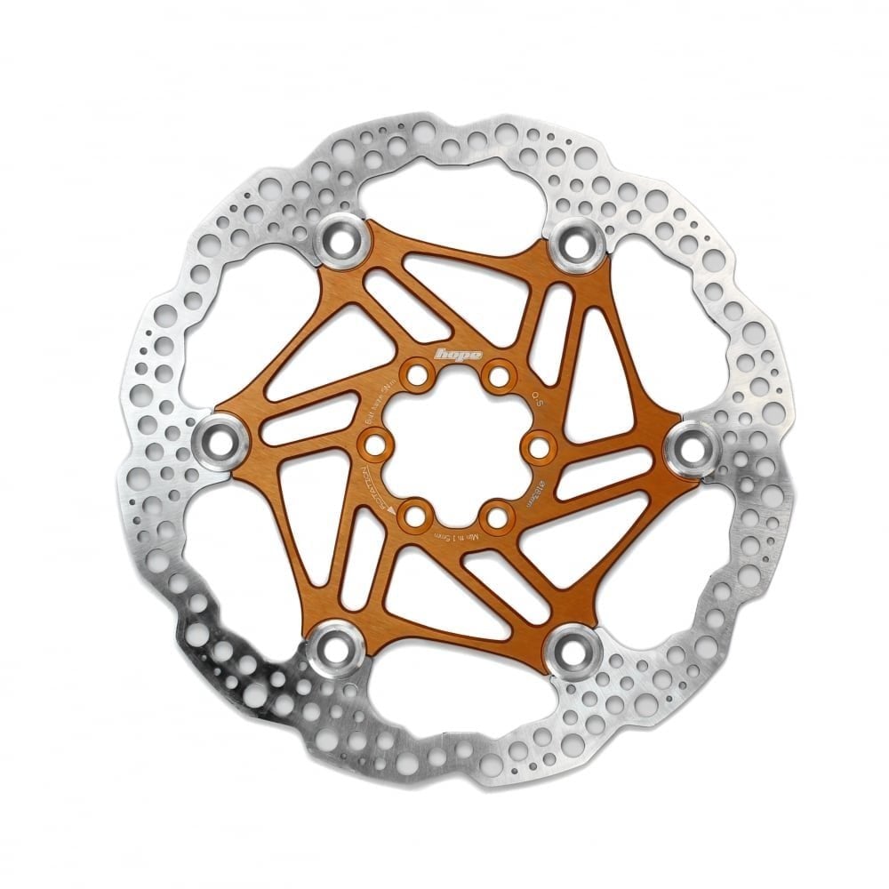 Hope Floating Disc Rotor Orange / 220mm