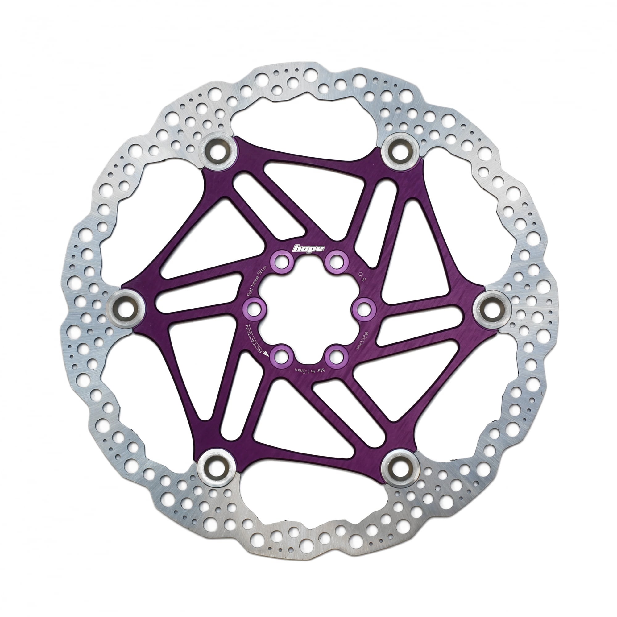 Hope Floating Disc Rotor Purple / 200mm
