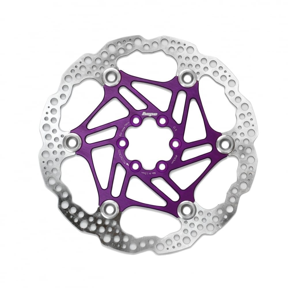 Hope Floating Disc Rotor Purple / 220mm