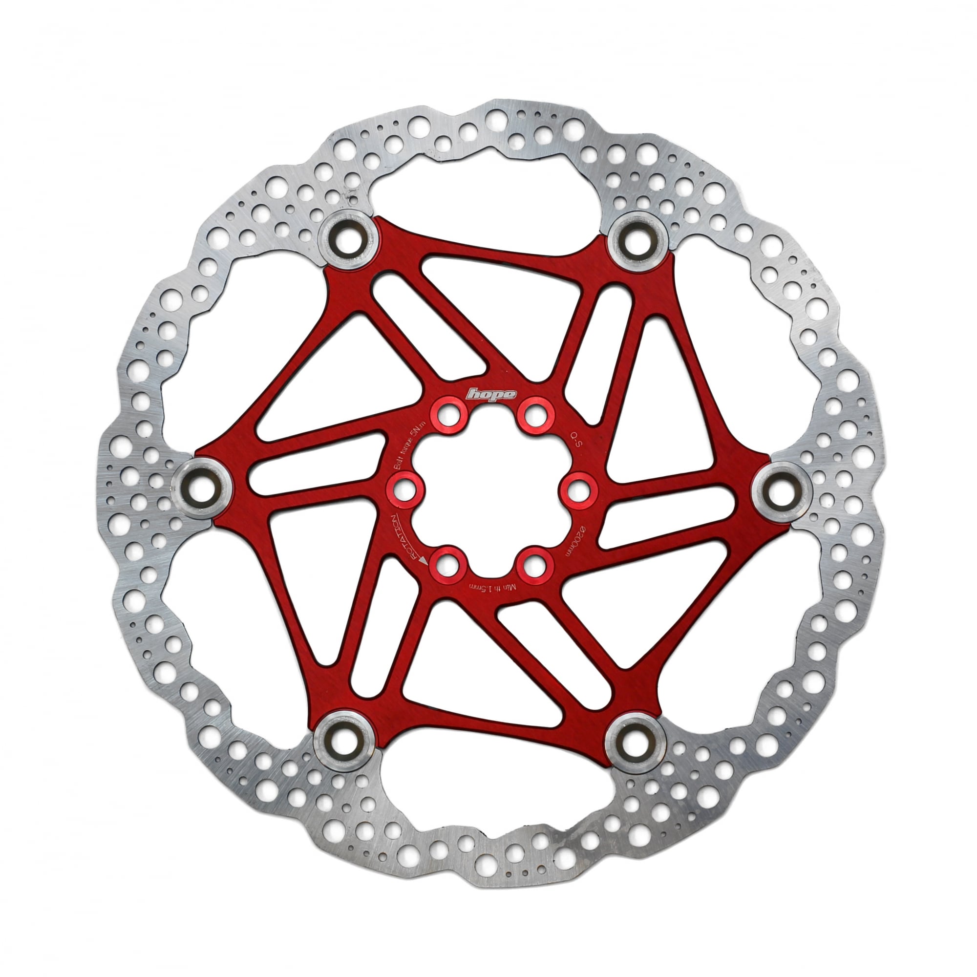 Hope Floating Disc Rotor Red / 200mm