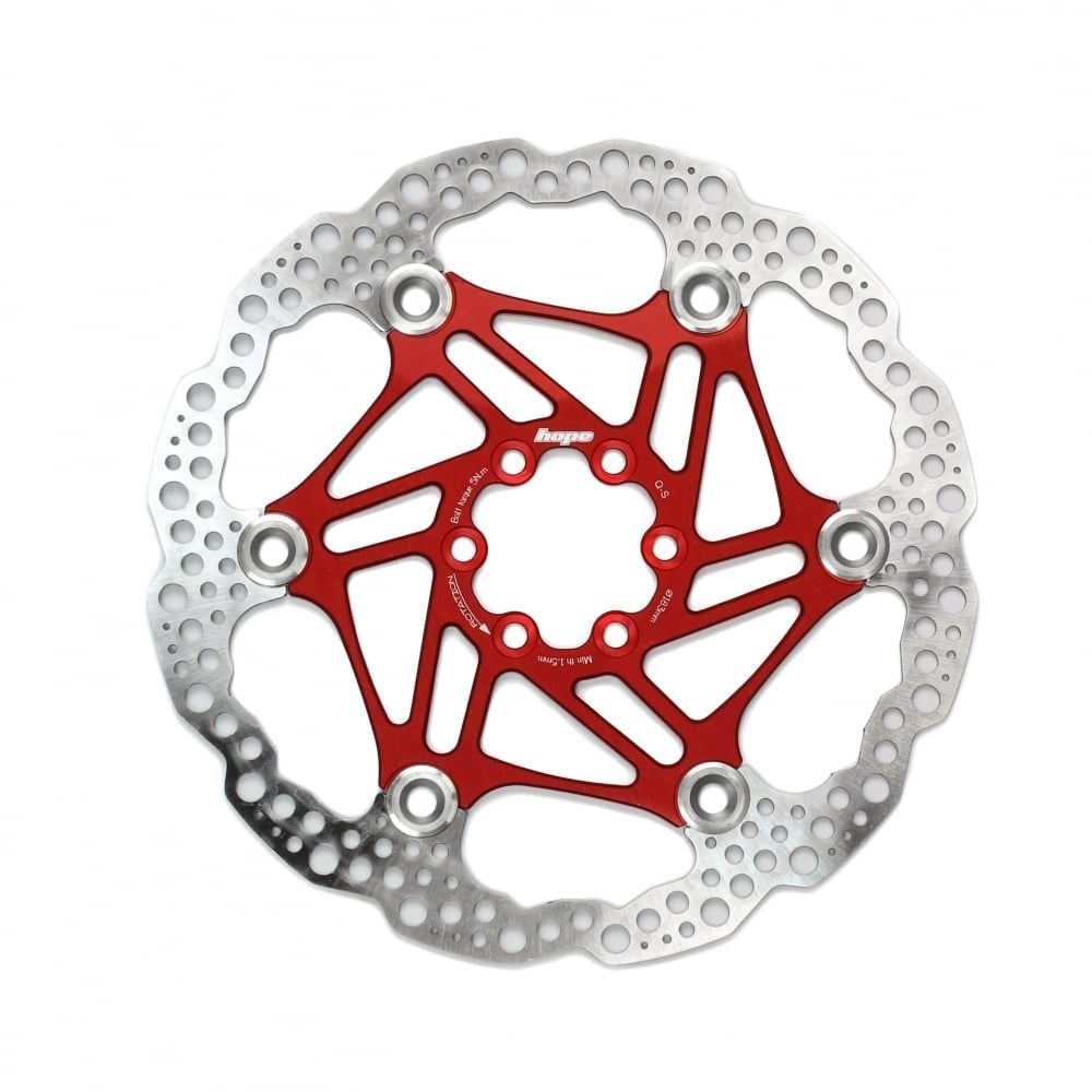 Hope Floating Disc Rotor Red / 220mm