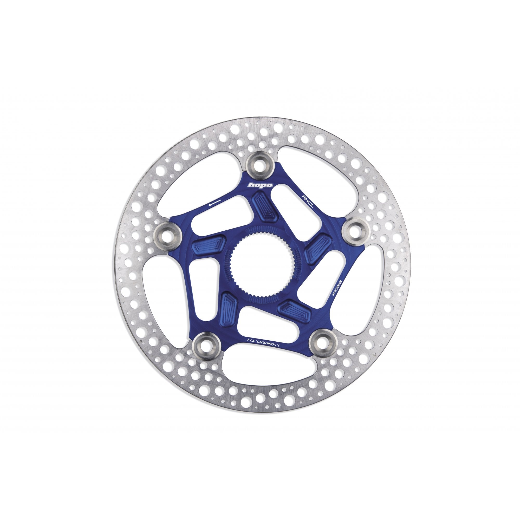 Hope RX Centre Lock Disc Brake Rotor Blue / 160mm