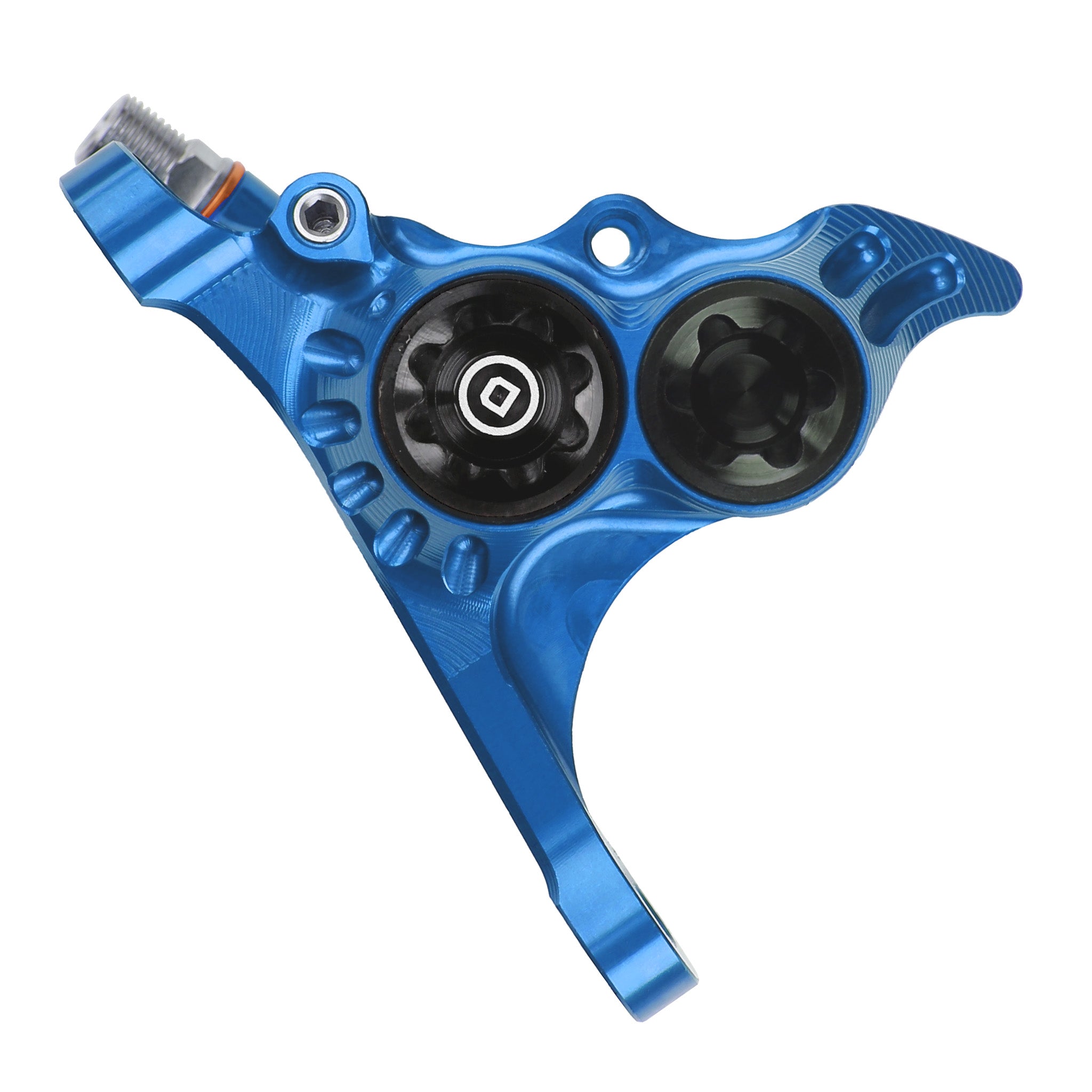 Hope RX4+ Flatmount Front +20mm DOT Disc Brake Caliper Blue
