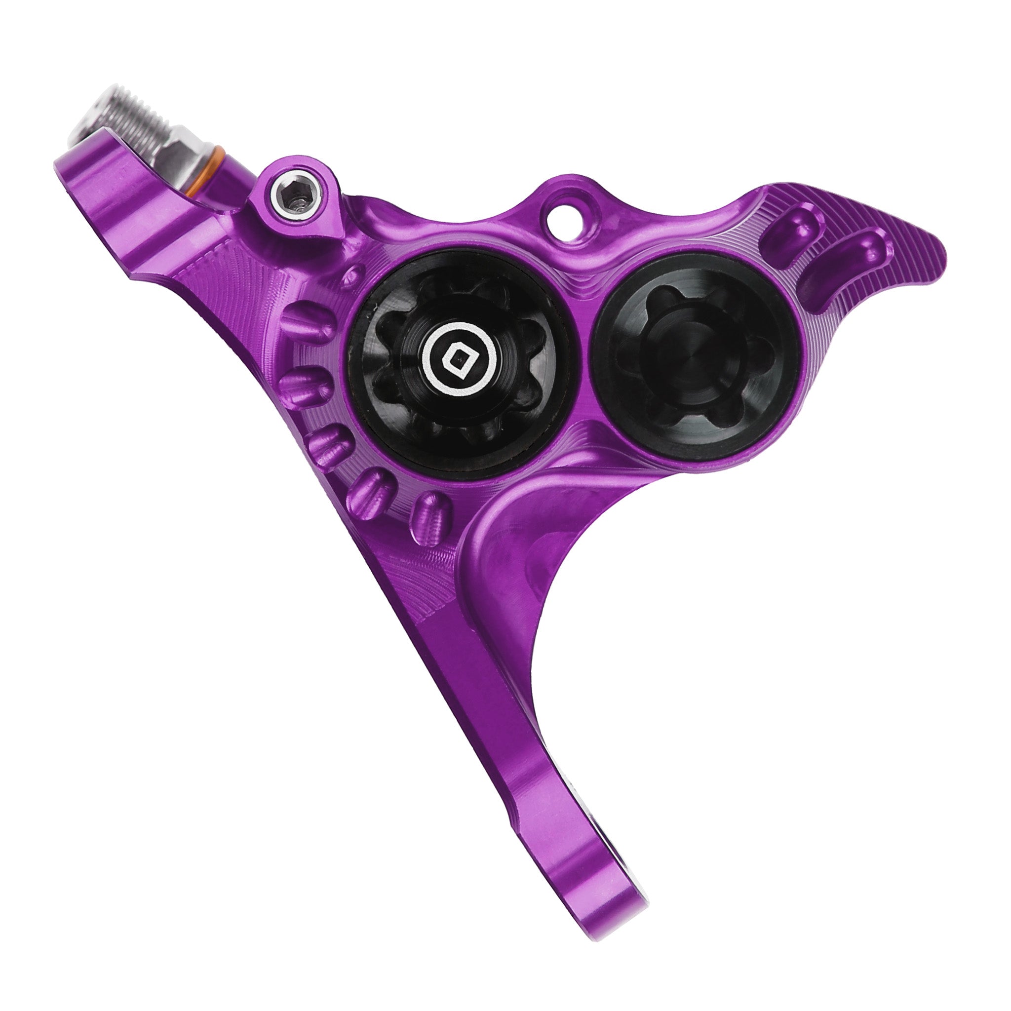 Hope RX4+ Flatmount Front +20mm DOT Disc Brake Caliper Purple