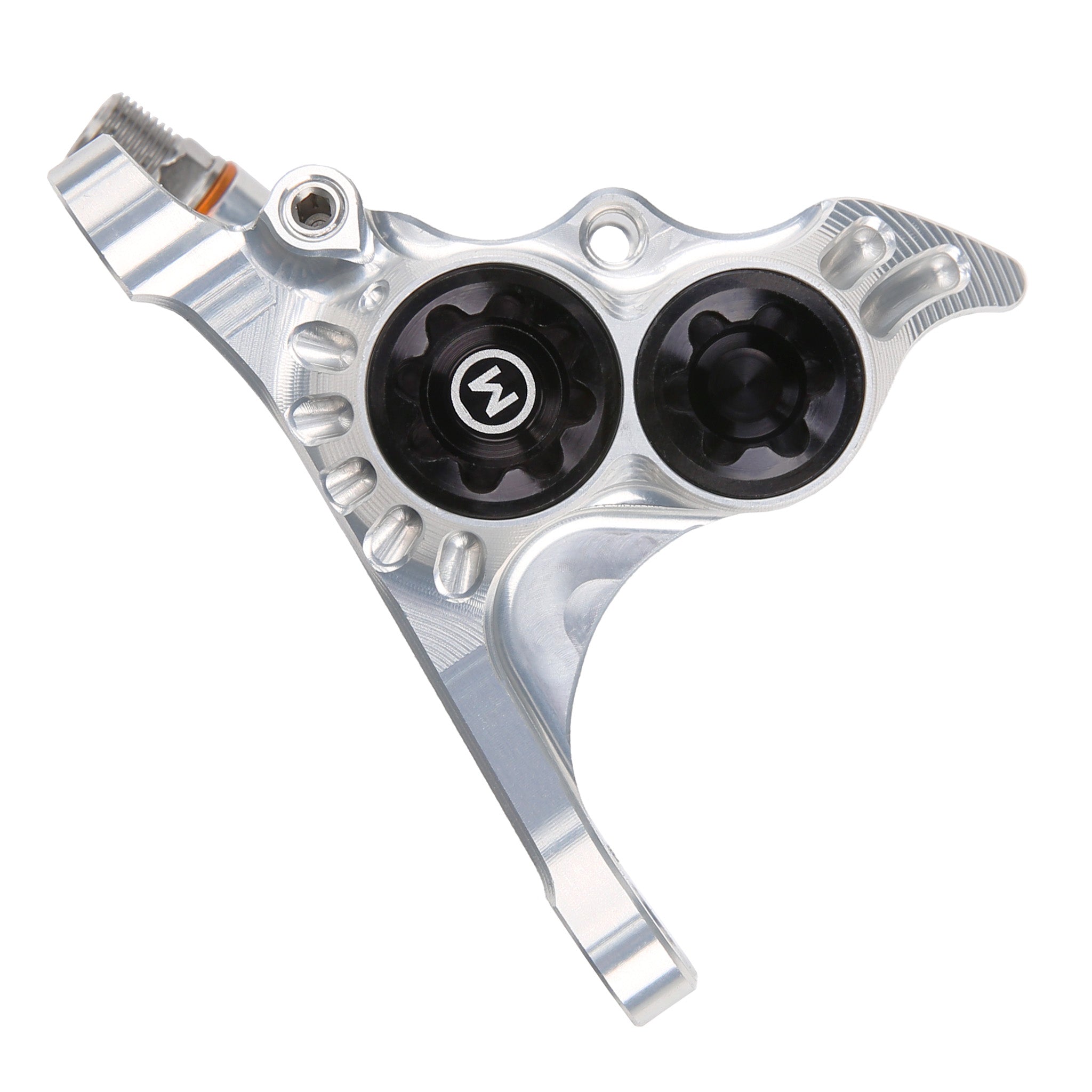 Hope RX4+ Flatmount Front +20mm Mineral Oil Disc Brake Caliper Silver