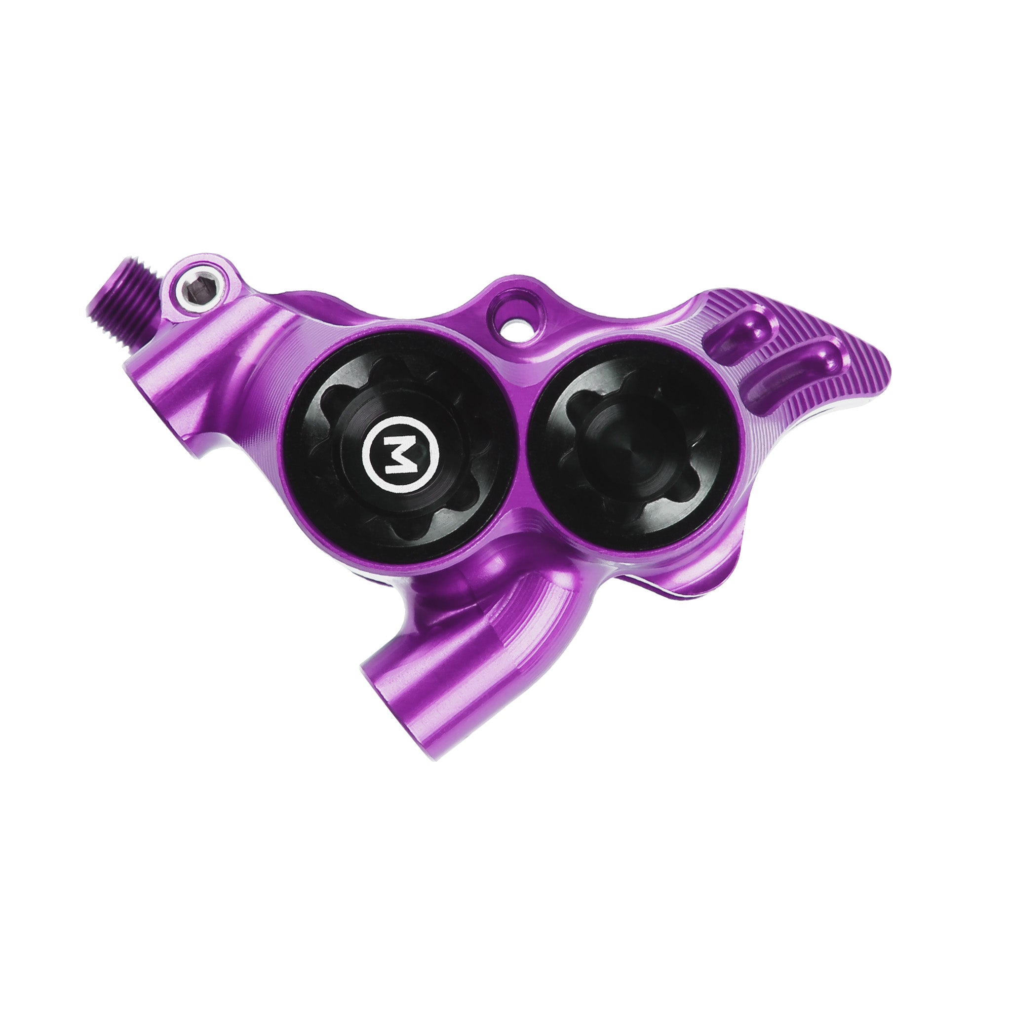 Hope RX4+ Flatmount Mineral Oil Disc Brake Caliper Purple