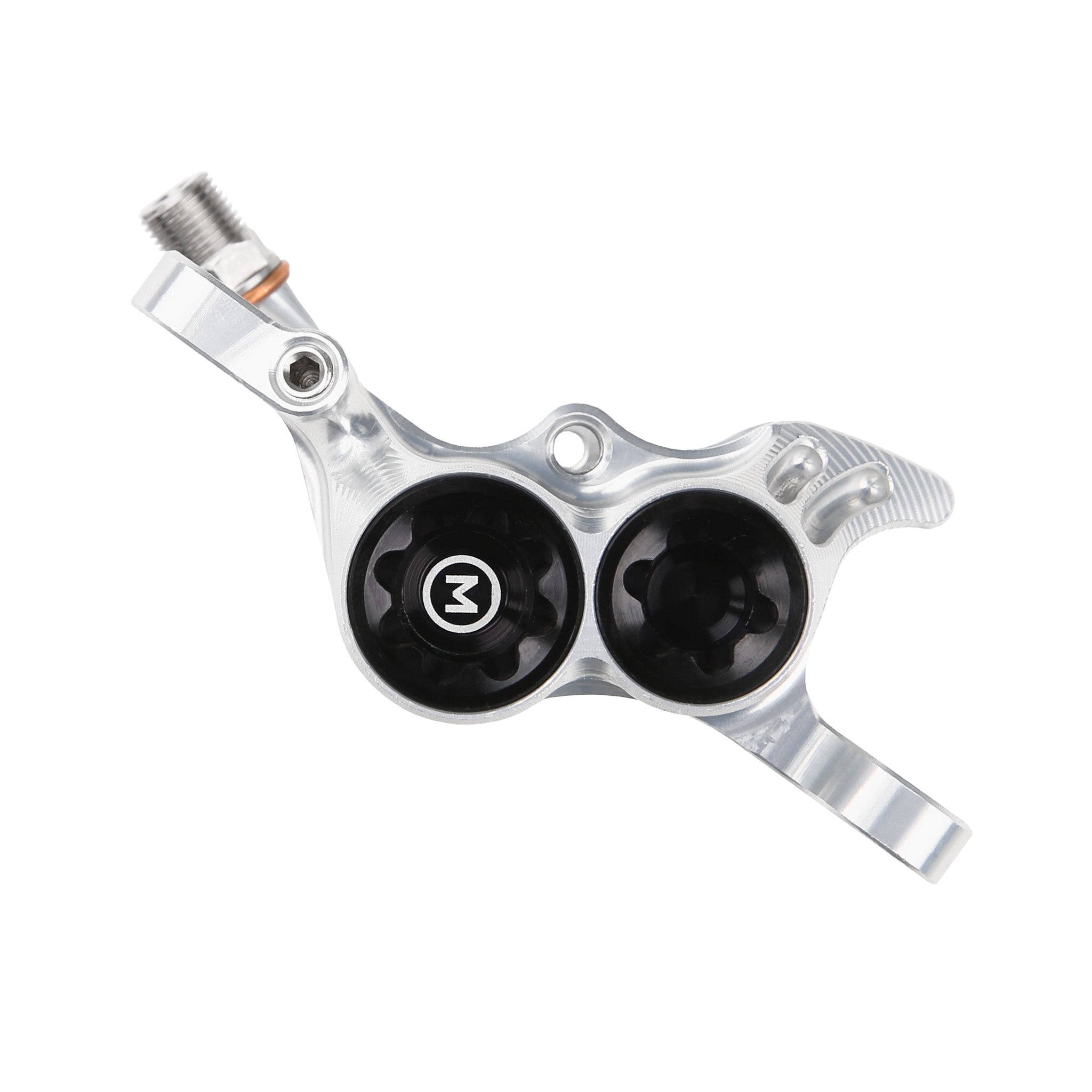 Hope RX4+ Post Mount Mineral Oil Disc Brake Caliper Silver