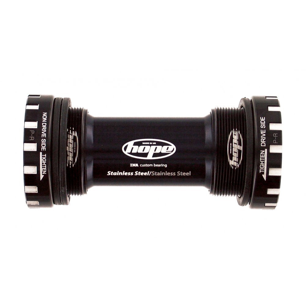 Hope Stainless BB (BSA Threaded, 24mm Spindle) Black / 100mm