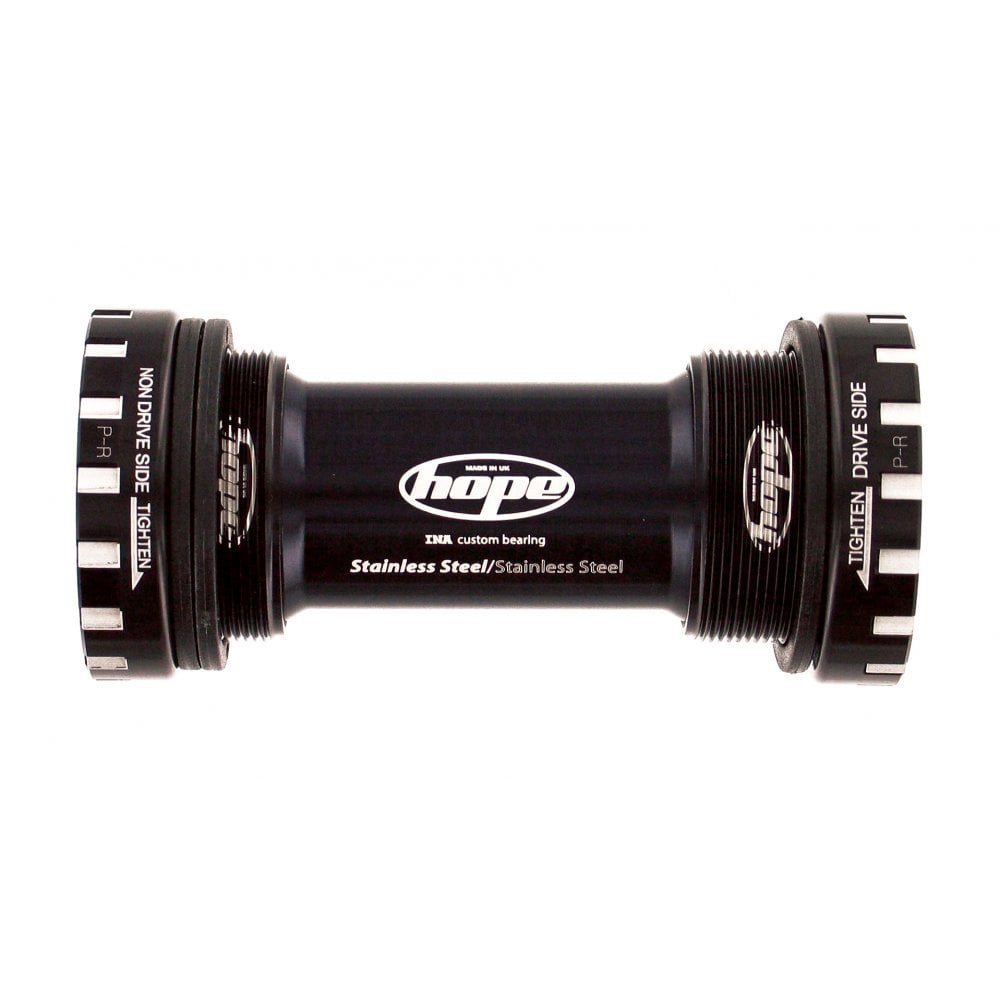 Hope Stainless BB (BSA Threaded, 24mm Spindle) Black / 83mm