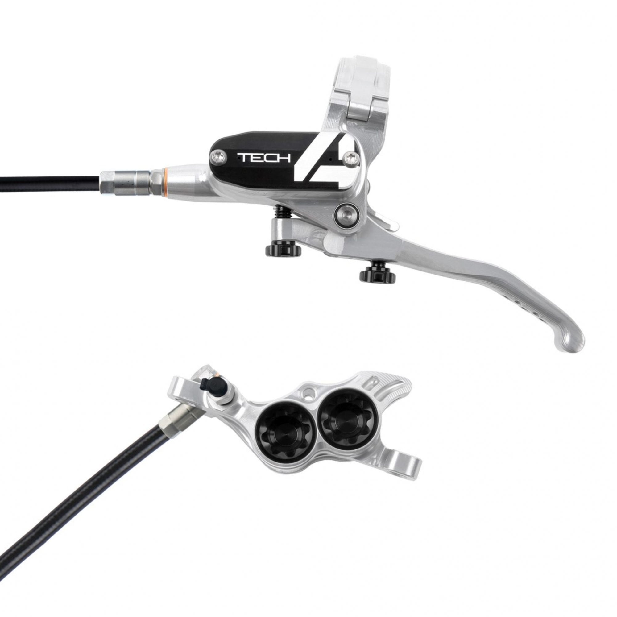 Hope Tech 4 E4 Disc Brake Silver/Black / L/H