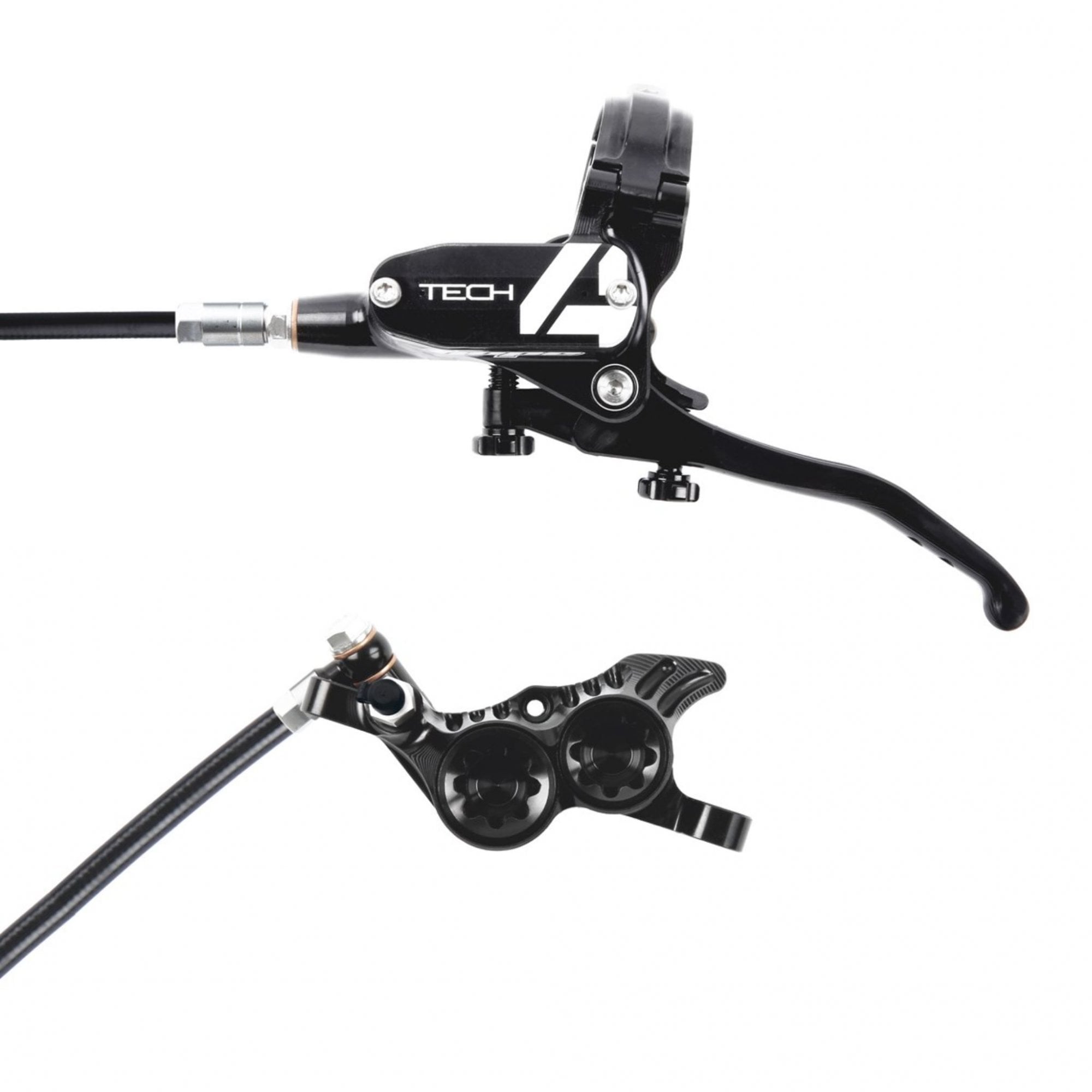 Hope Tech 4 V4 Disc Brake Black/Black / L/H