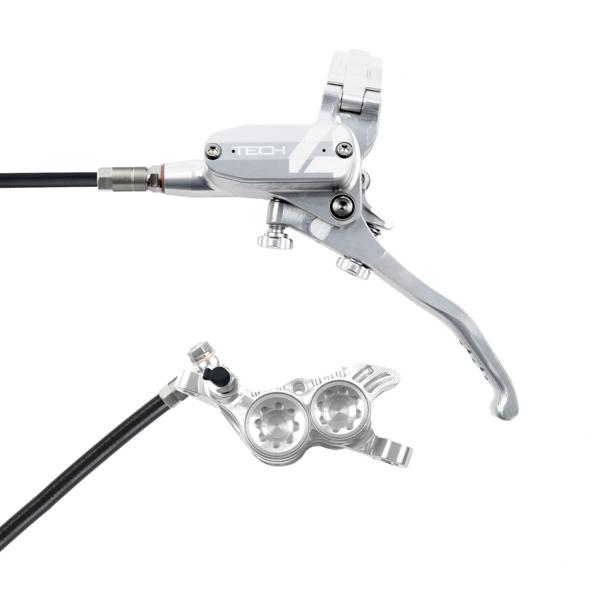 Hope Tech 4 V4 Disc Brake Silver/Silver / L/H