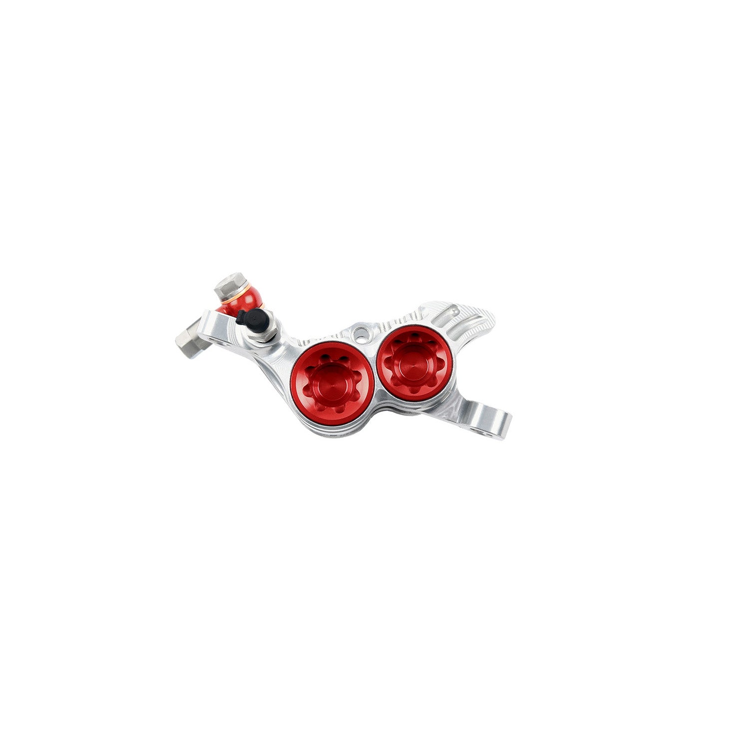 Hope V4 Disc Brake Caliper Silver/Red