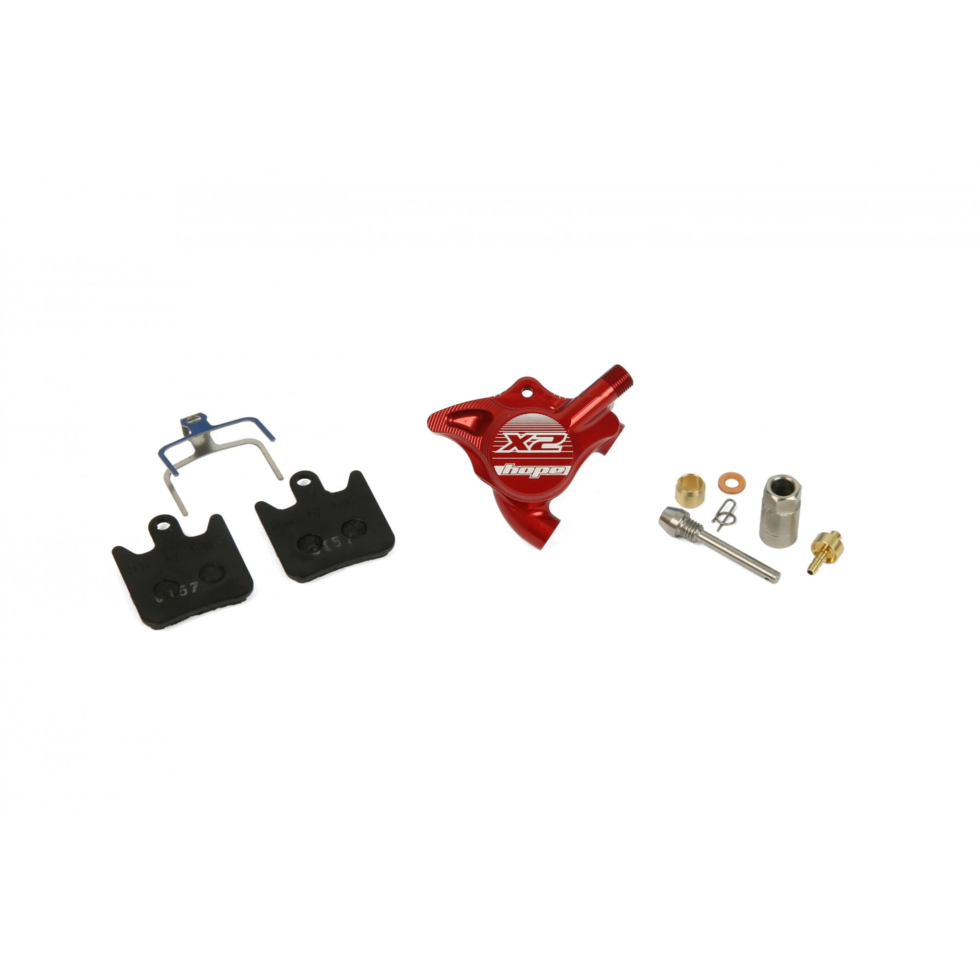 Hope X2 Flat Mount Caliper Complete | Biketart