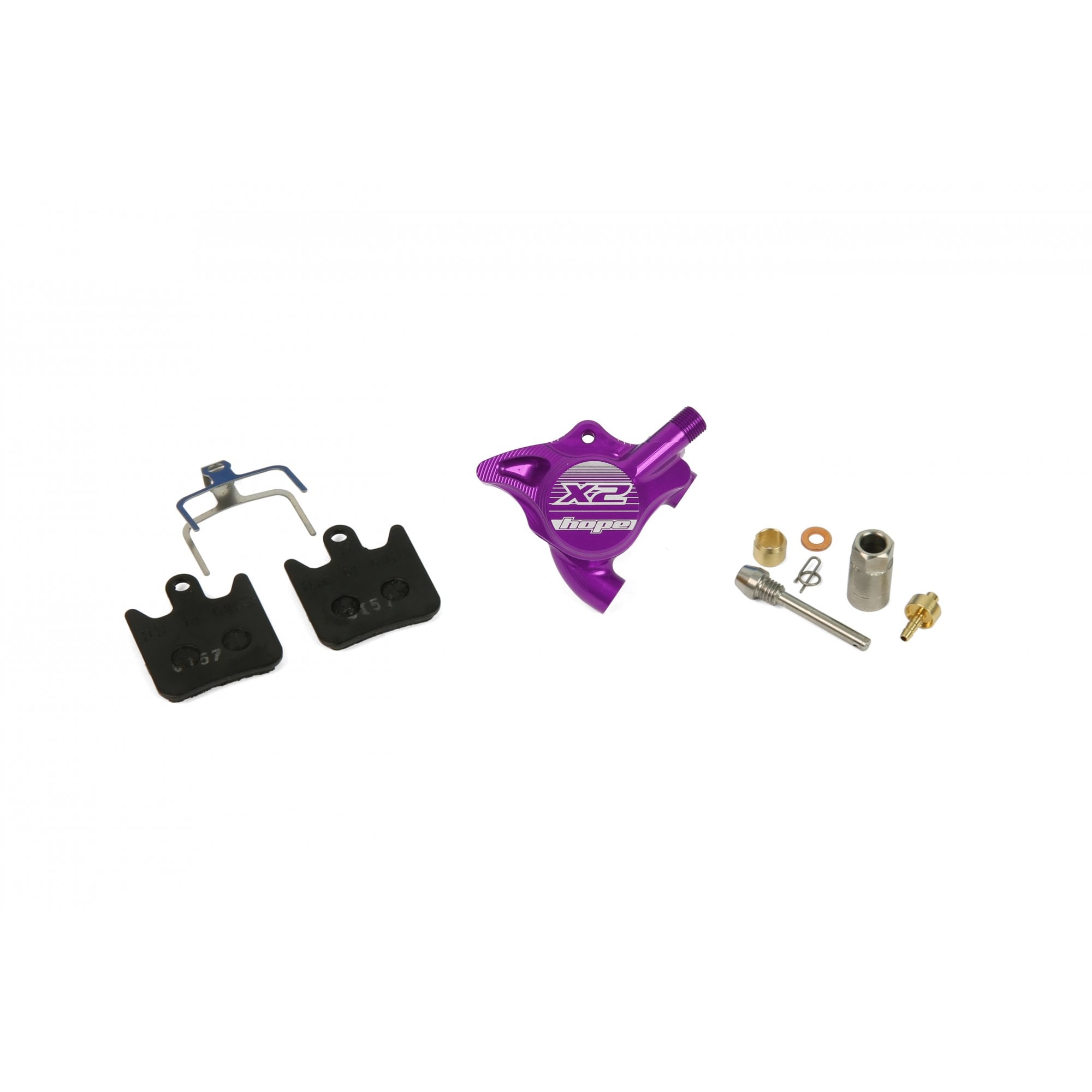 Hope X2 Flat Mount Caliper Complete | Biketart