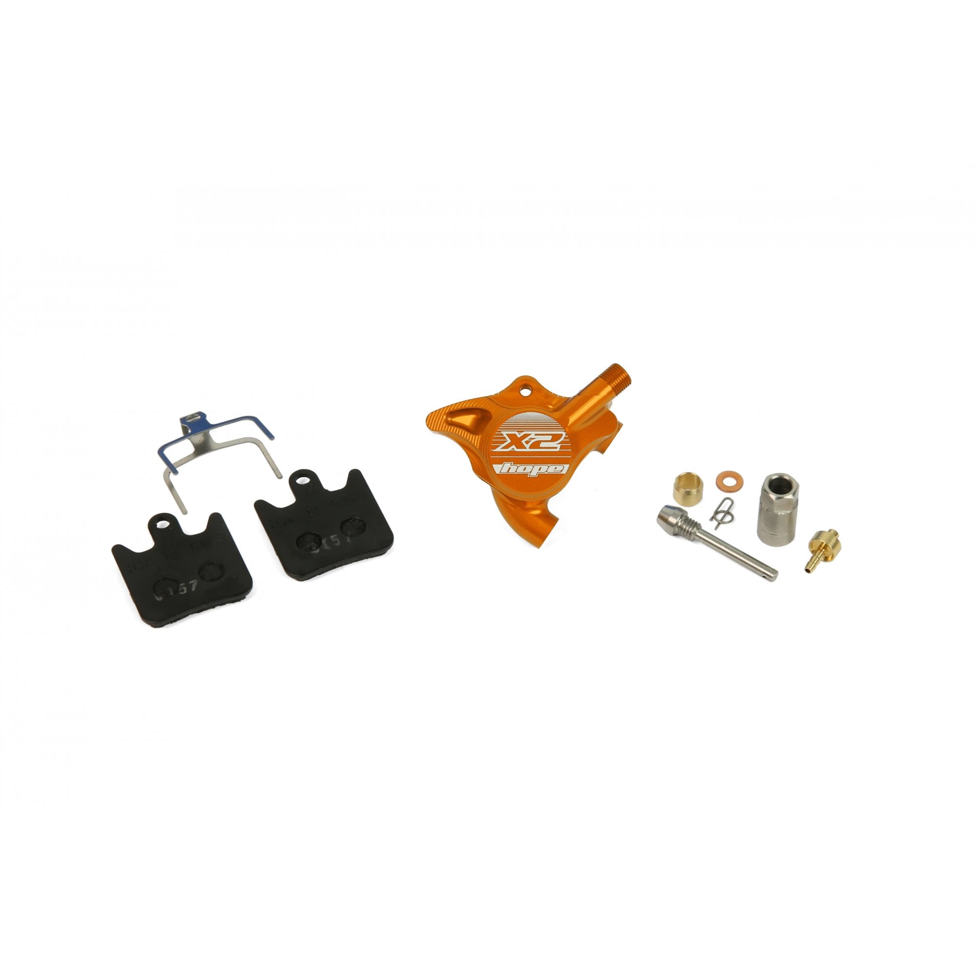 Hope X2 Flat Mount Caliper Complete | Biketart