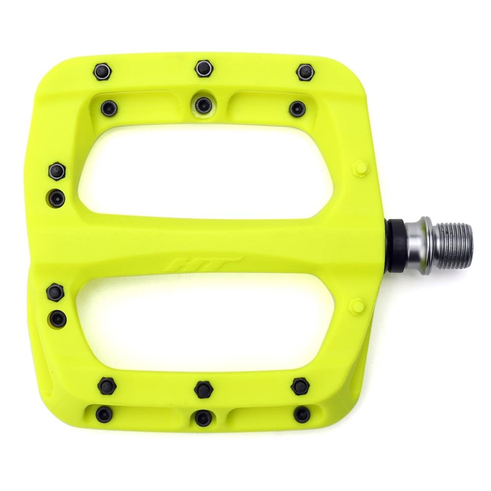 HT Components PA03A Flat Pedals Neon Yellow